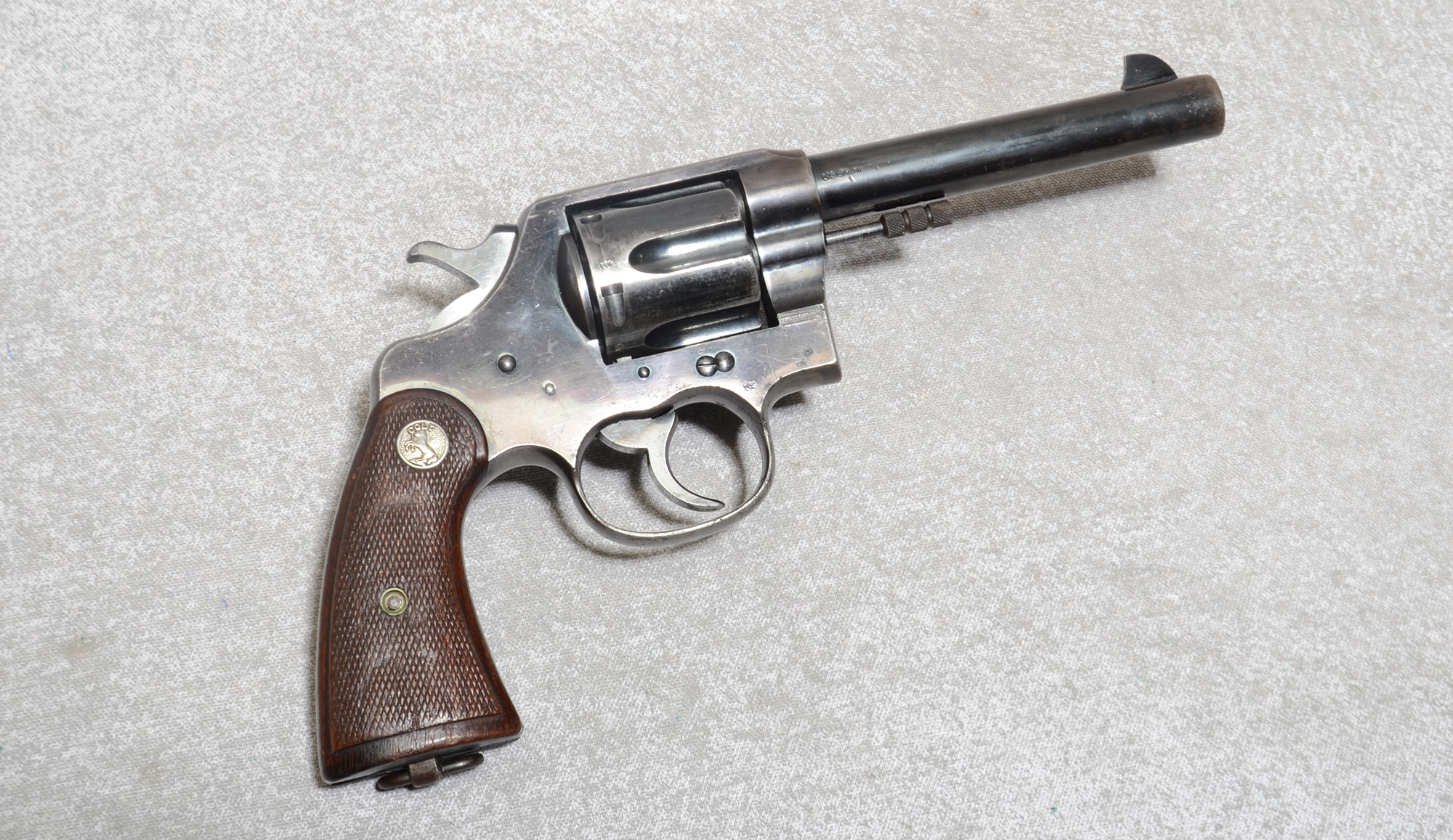 Colt Colt New Service (MFG-1915) 5 1/2" 455 Eley Revolver - $1399.99 at Bass Pro Shops