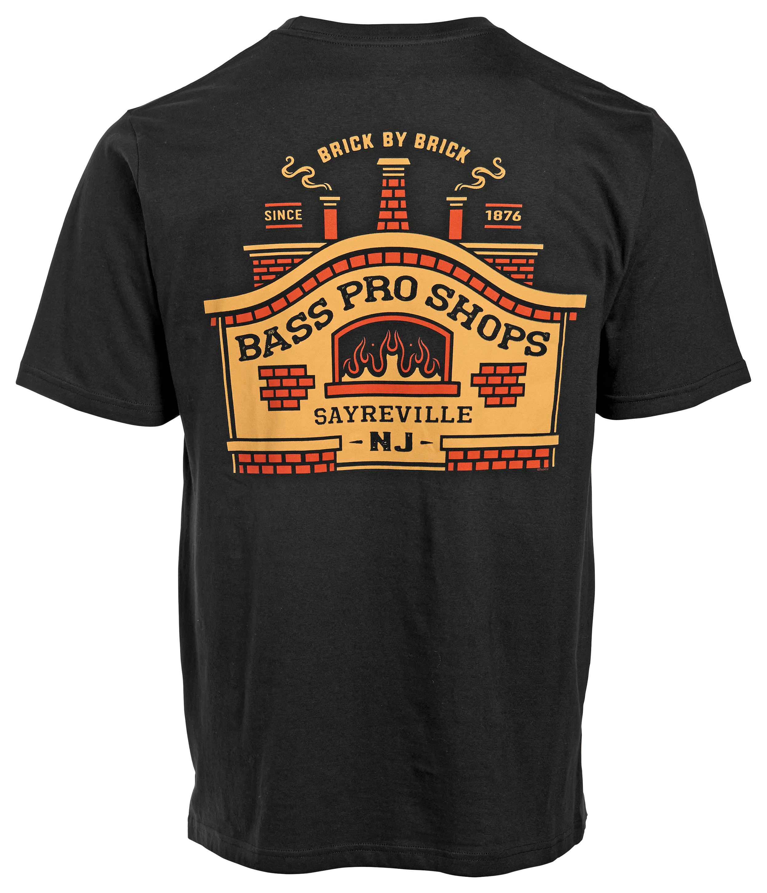 Bass Pro Shops Sayreville Chimney Short-Sleeve T-Shirt - Black