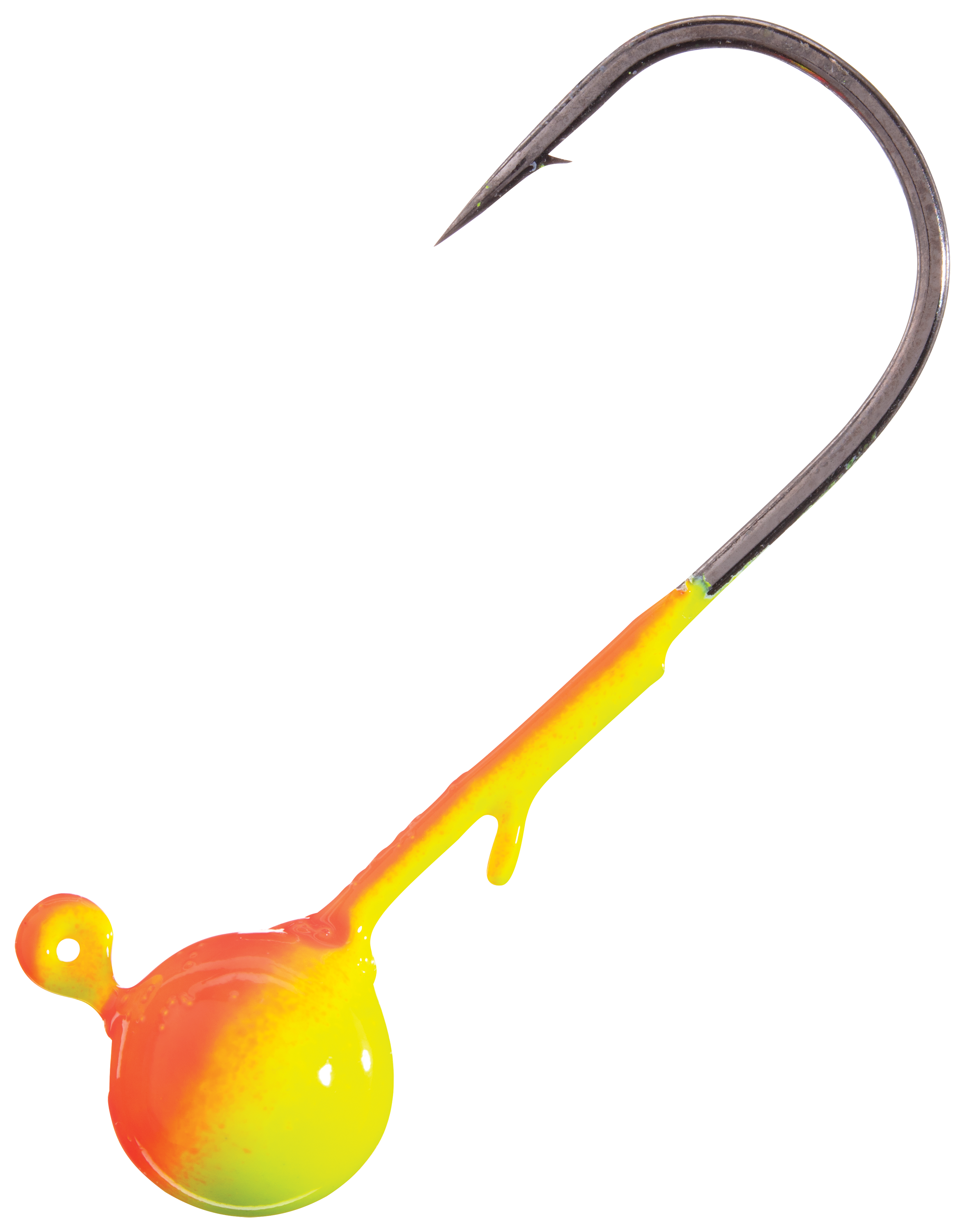 Image of Clam Pro Tackle Drop Tg Tungsten Jig - 1/8 oz. - Chartreuse/Orange