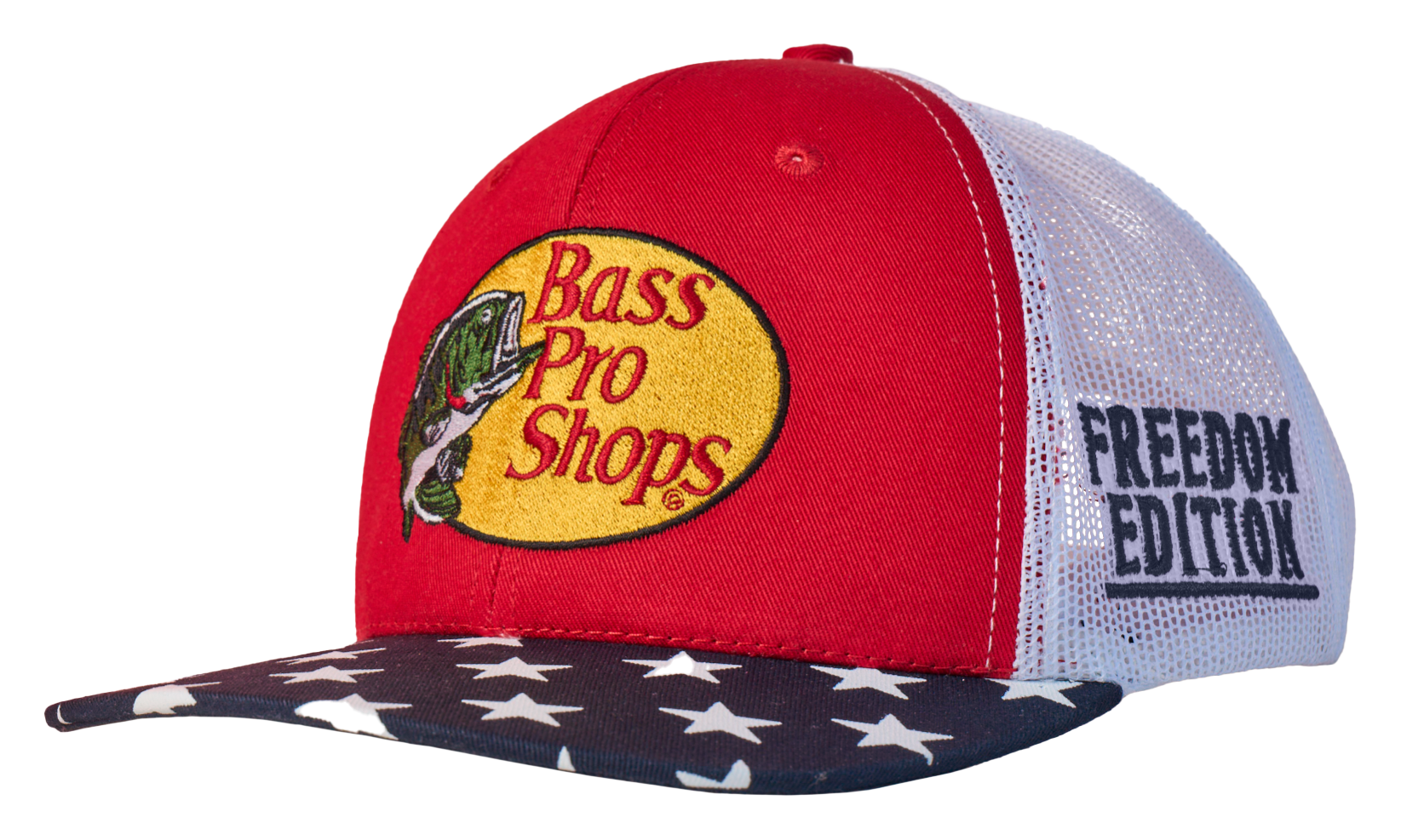 Image of Bass Pro Shops Freedom Edition Mesh-Back Flag Tab Snapback Cap