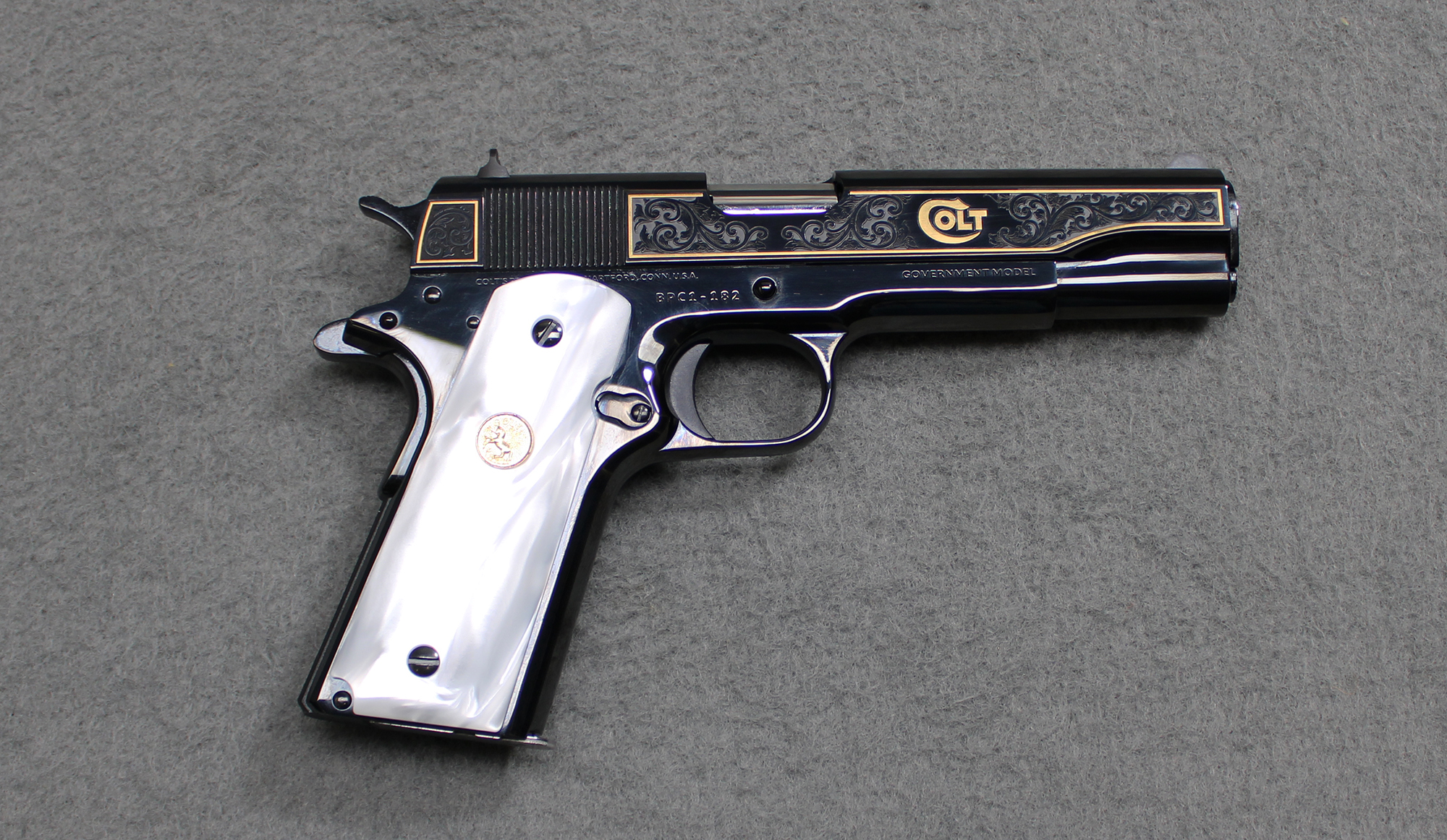 Image of Colt ~ Government Model Limited (SN-182) ~ .38 Super