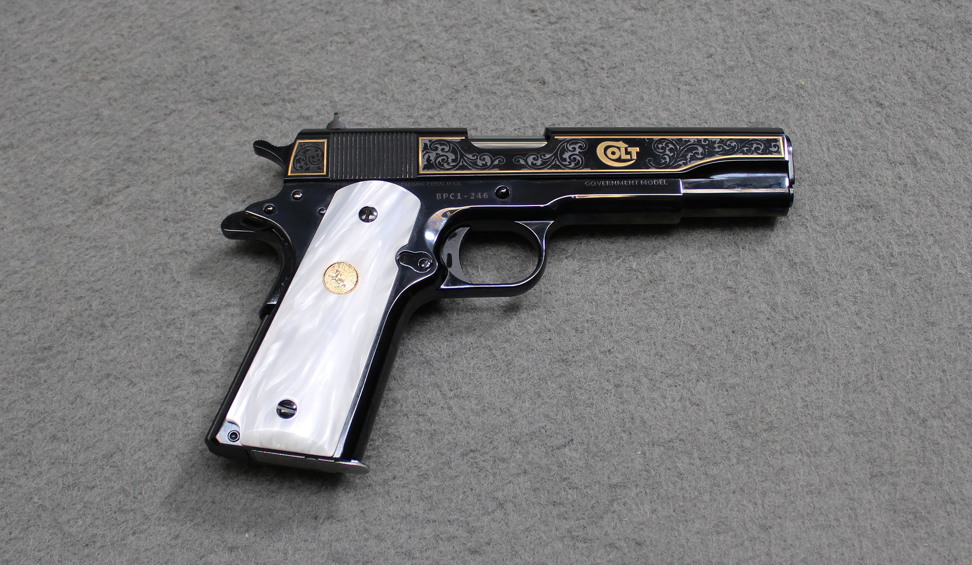 Image of Colt ~ Government Model Limited (SN-246) ~ .38 Super