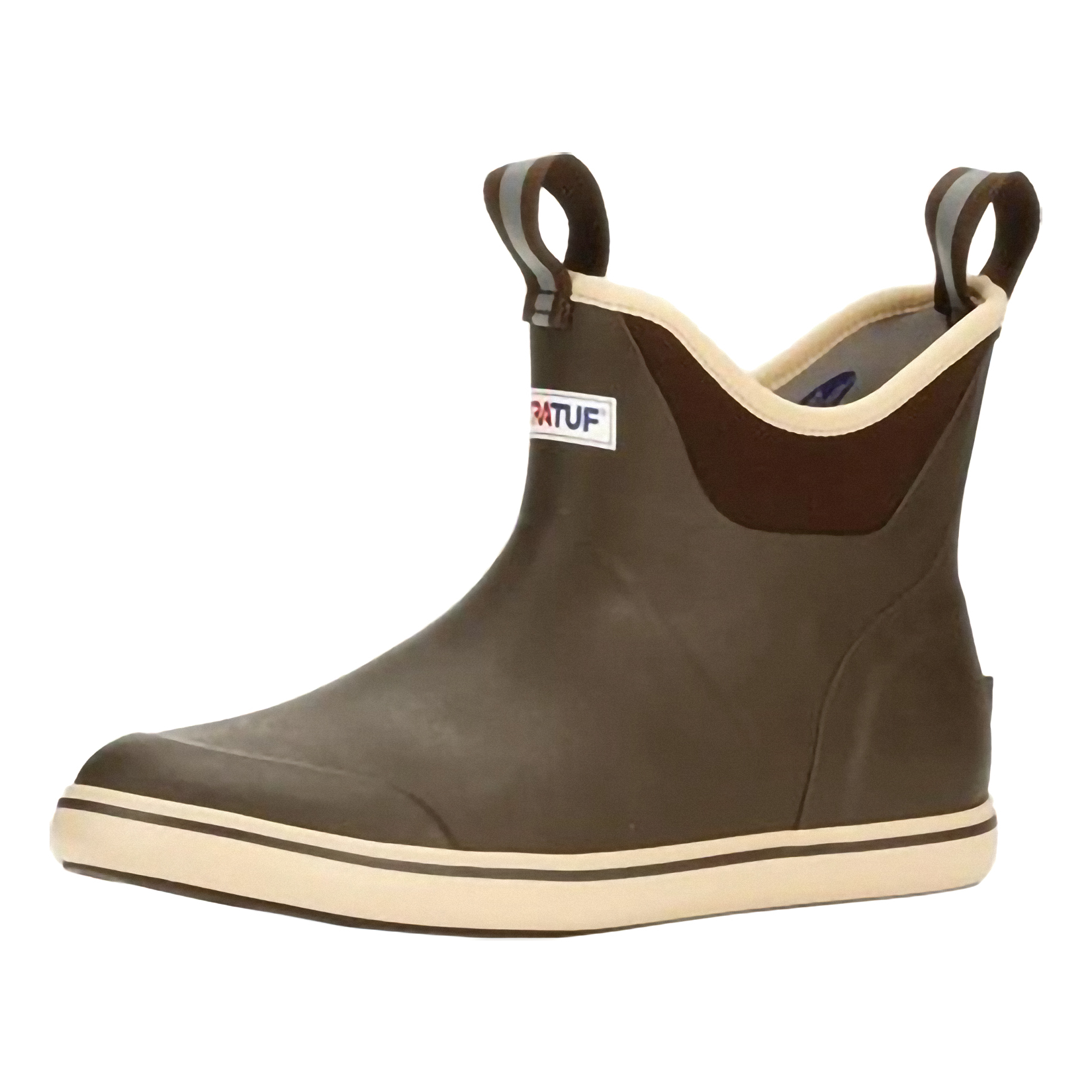 Image of Xtratuf Ankle Deck Boots for Men - Chocolate/Tan - 11M