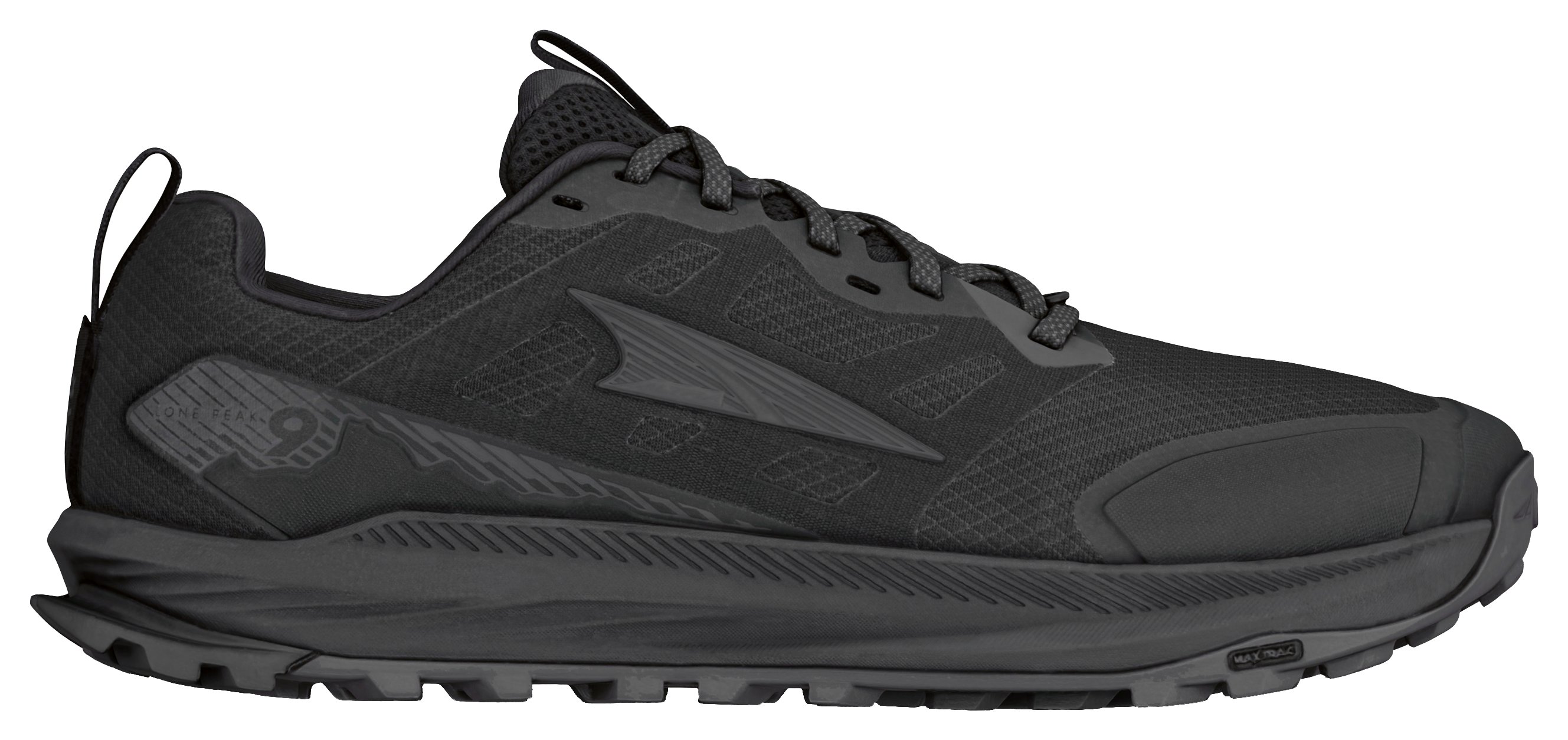 Image of Altra Lone Peak 9 Trail Running Shoes for Men - Black