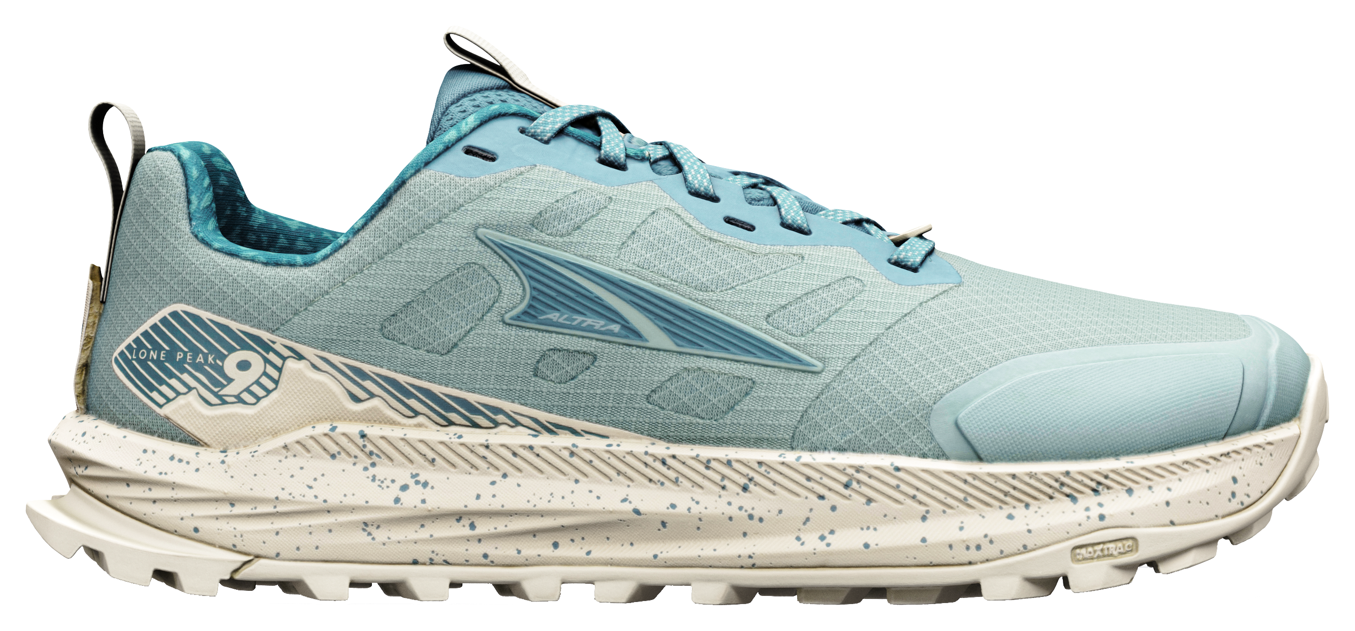 Image of Altra Lone Peak 9 Trail Running Shoes for Women - Green Milieu/Sea Pine/Bone