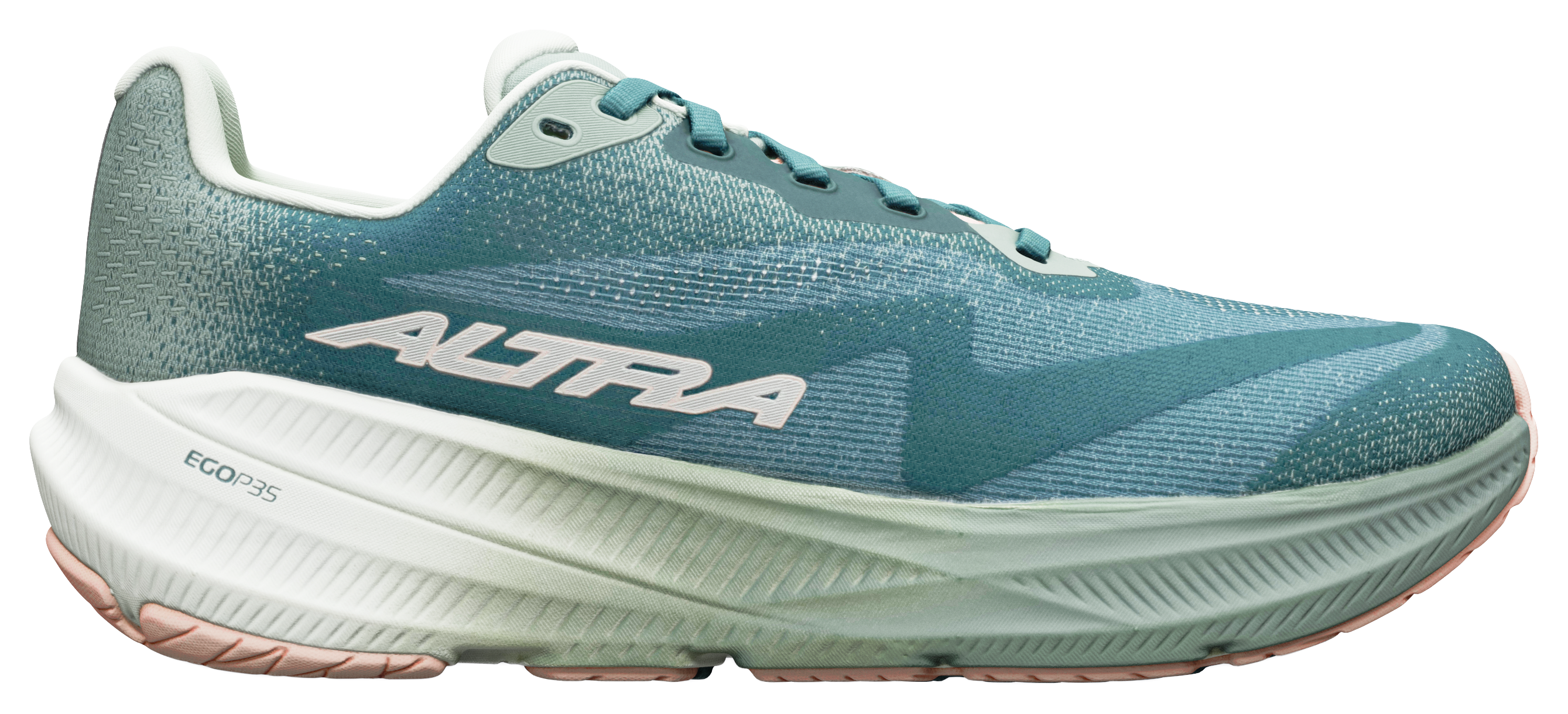 Image of Altra Experience Flow 3 Athletic Shoes for Women - Sea Pine/Ice/Green Mil