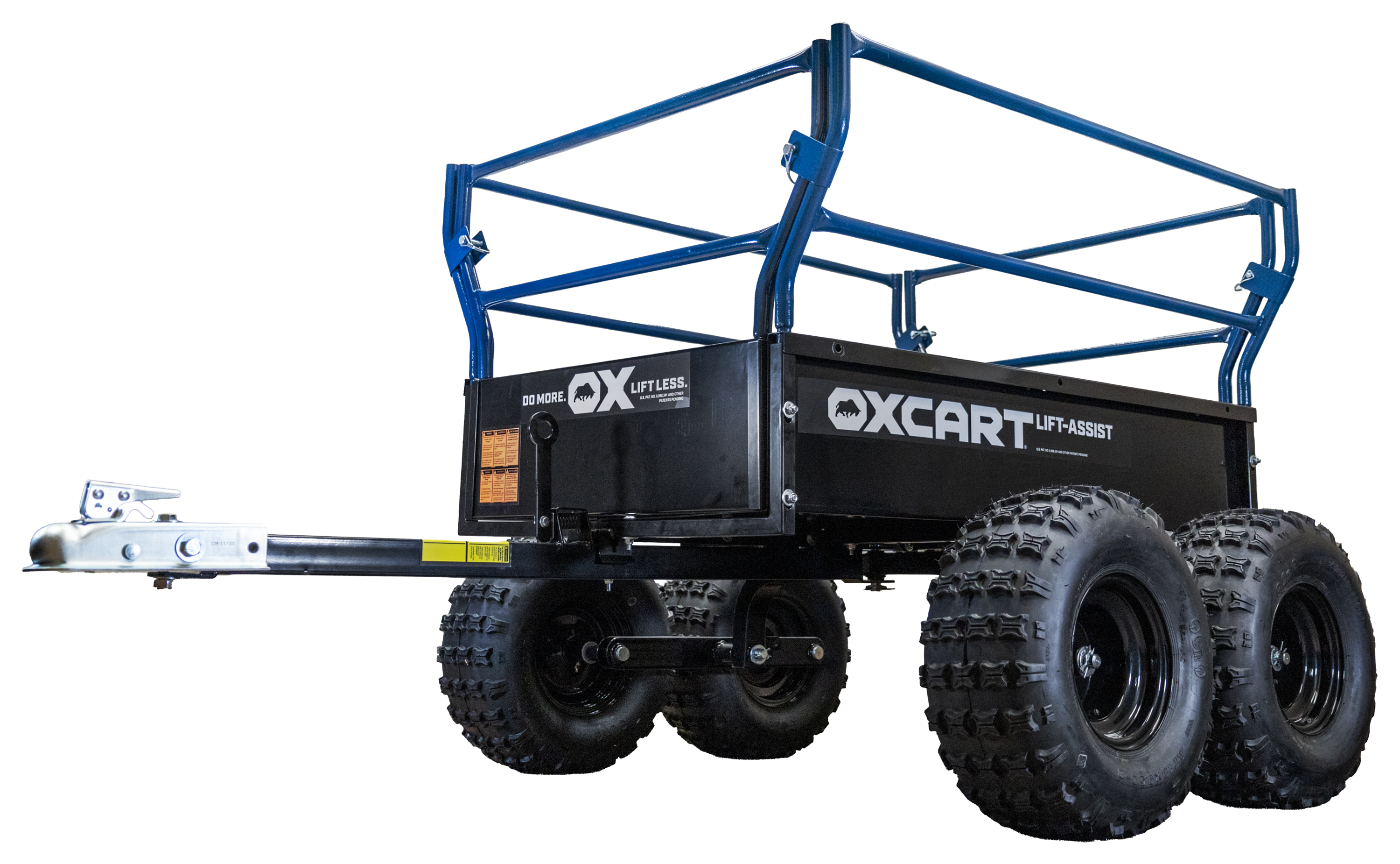 Image of OxCart QUAD Trail Boss ATV Lift-Assisted Dump Utility Trailer