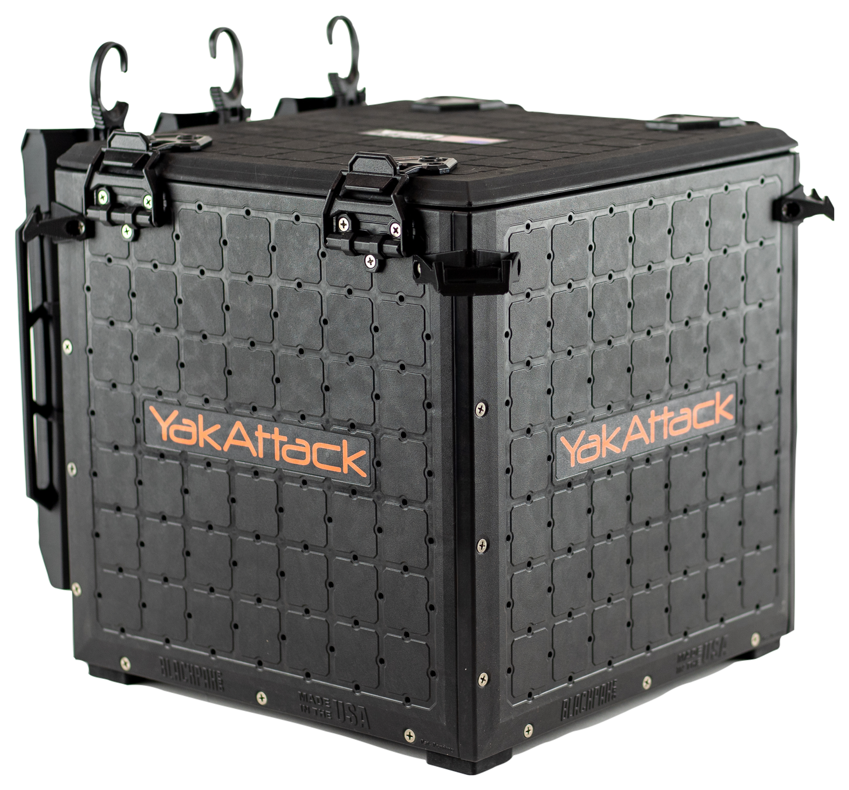 Image of YakAttack BlackPak Pro 13x13 Kayak Fishing Crate - Black