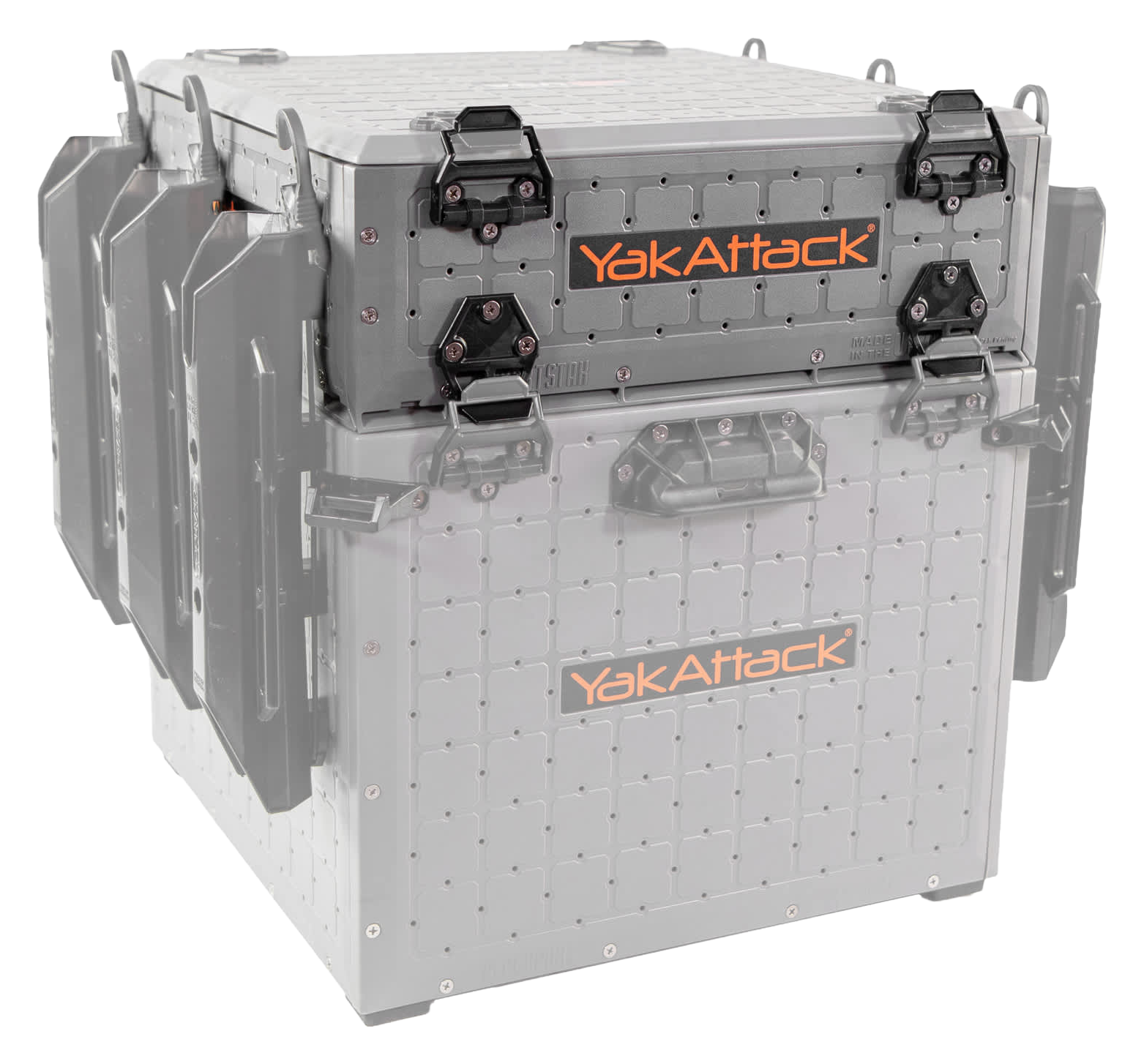 Image of YakAttack Shortstak Upgrade Kit for BlackPak Pro - Battleship Grey - 16 x 16