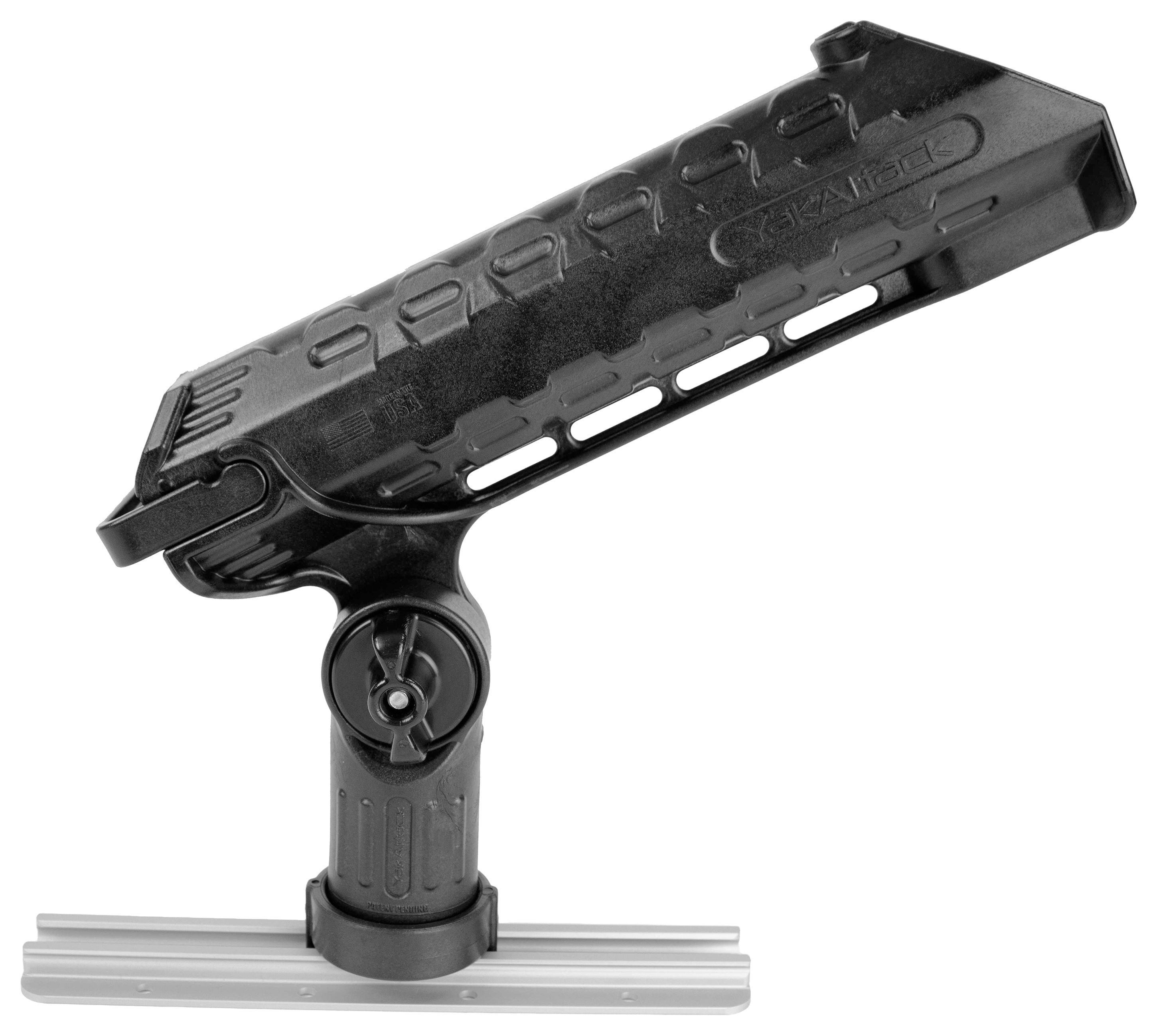 Image of YakAttack AR Tube Rod Holder with Track-Mounted LockNLoad Mounting System