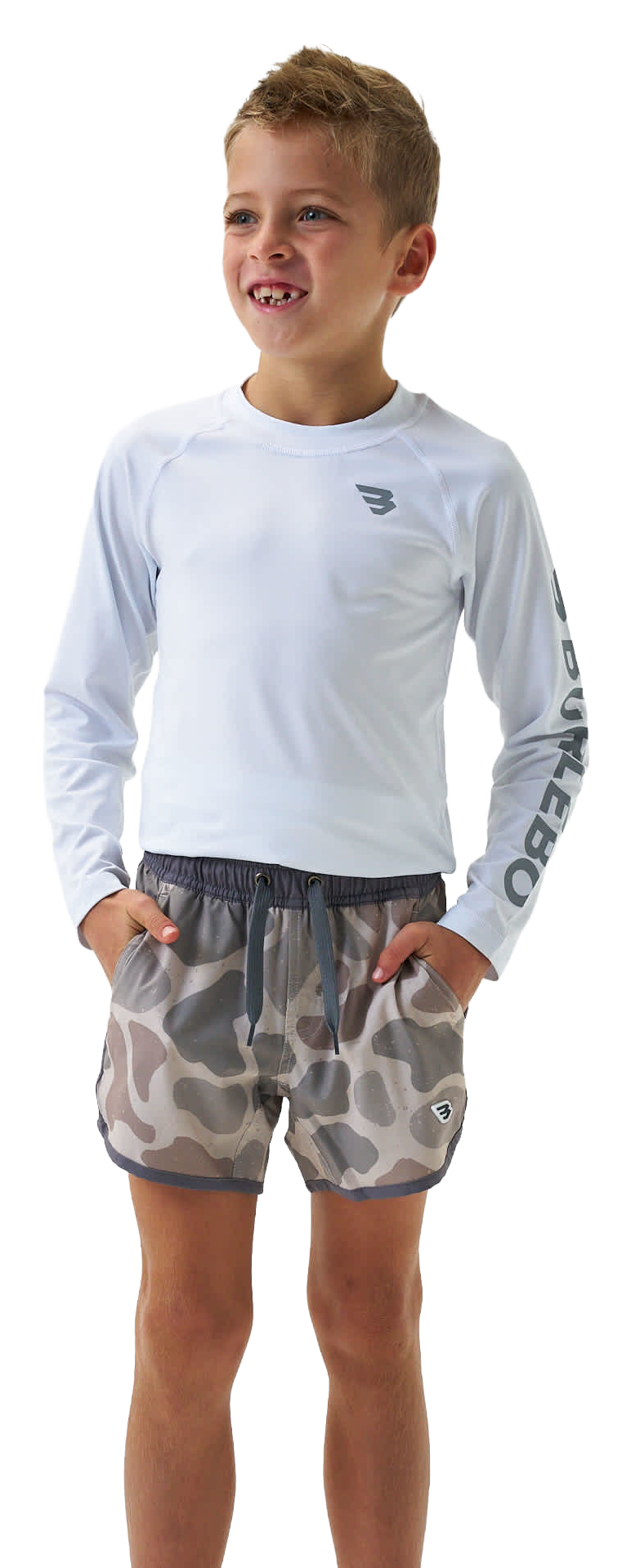 Image of BURLEBO Swim Trunks for Toddlers - Jumbo Classic Deer Camo