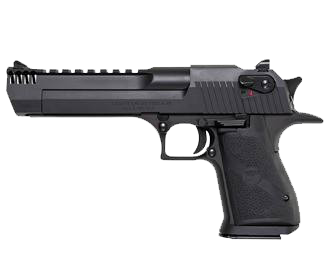 Magnum Research Desert Eagle Mark XIX Ported Pistol  44 Mag  Black Oxide