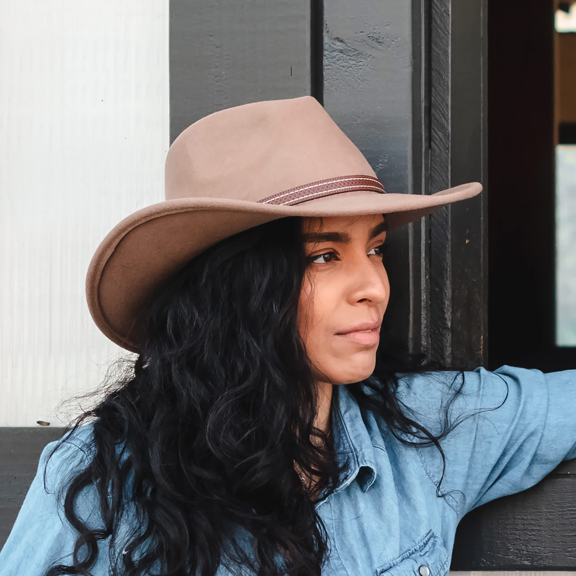 Image of Kanut Sports Rocky Wool Felt Cowboy Hat - Tan