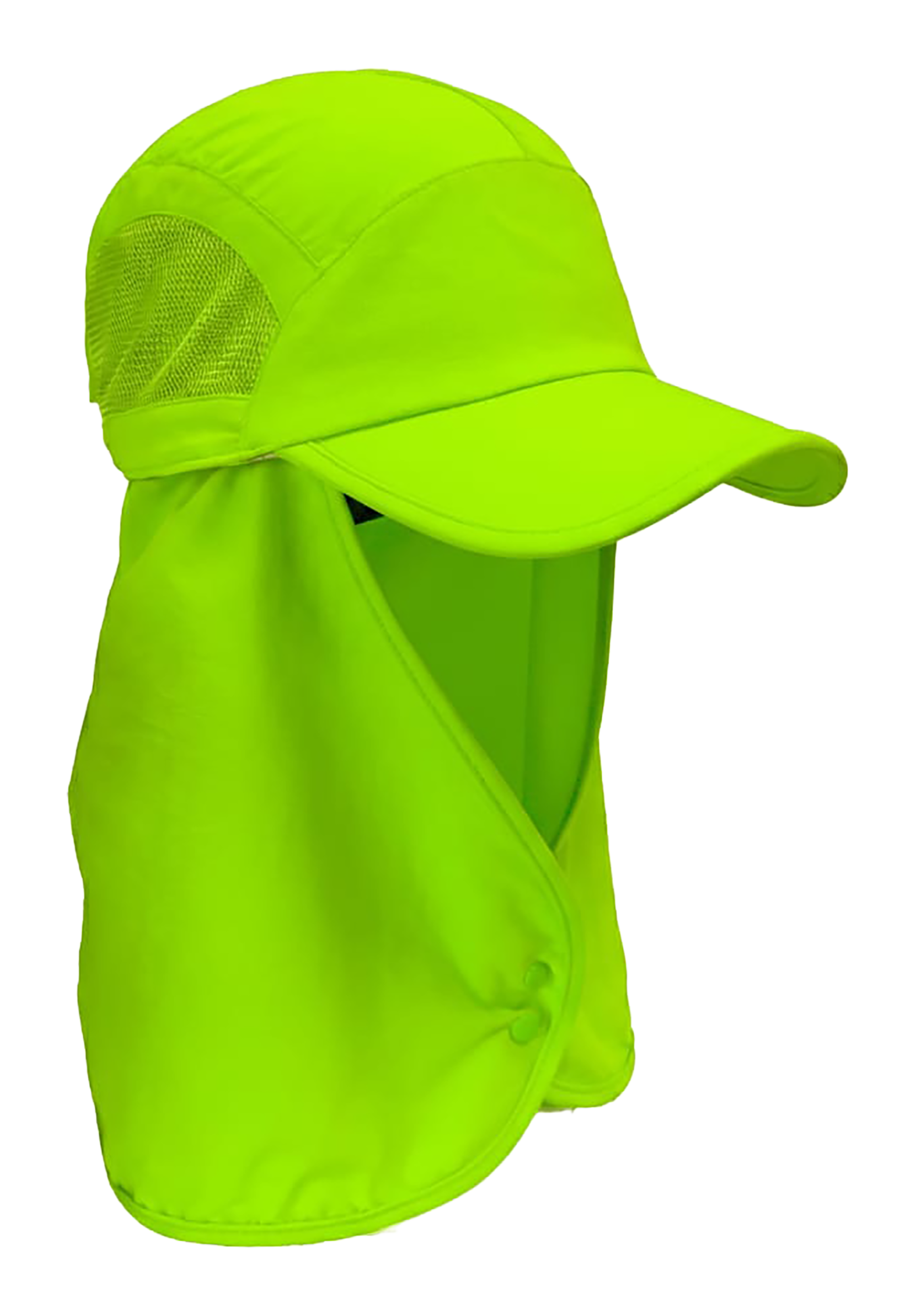 Image of Kanut Sports Performance Baseball Cap with Neck Drape - Lime