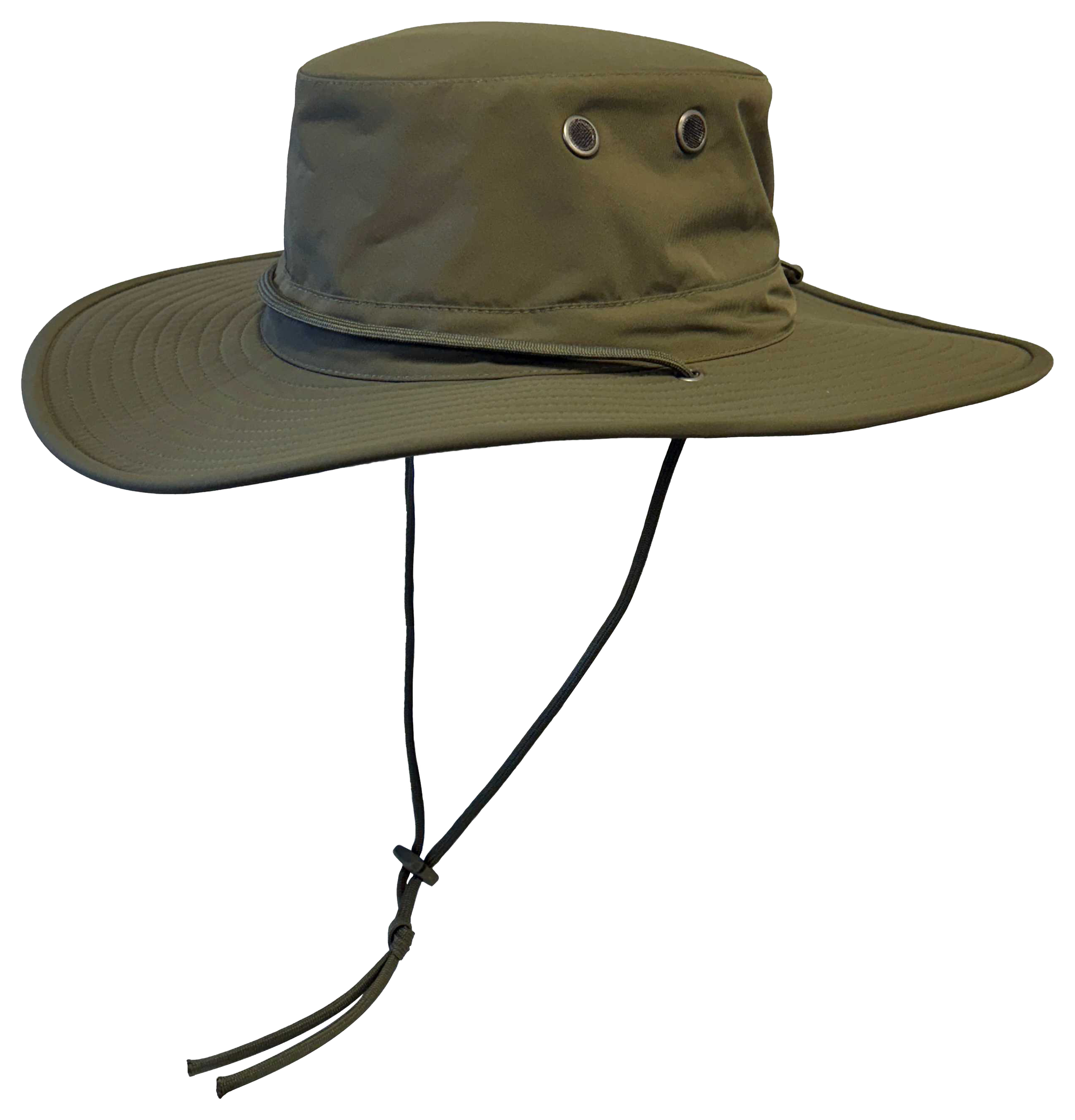 Image of Kanut Sports Sanford Wide-Brim Safari Sun Hat - Olive