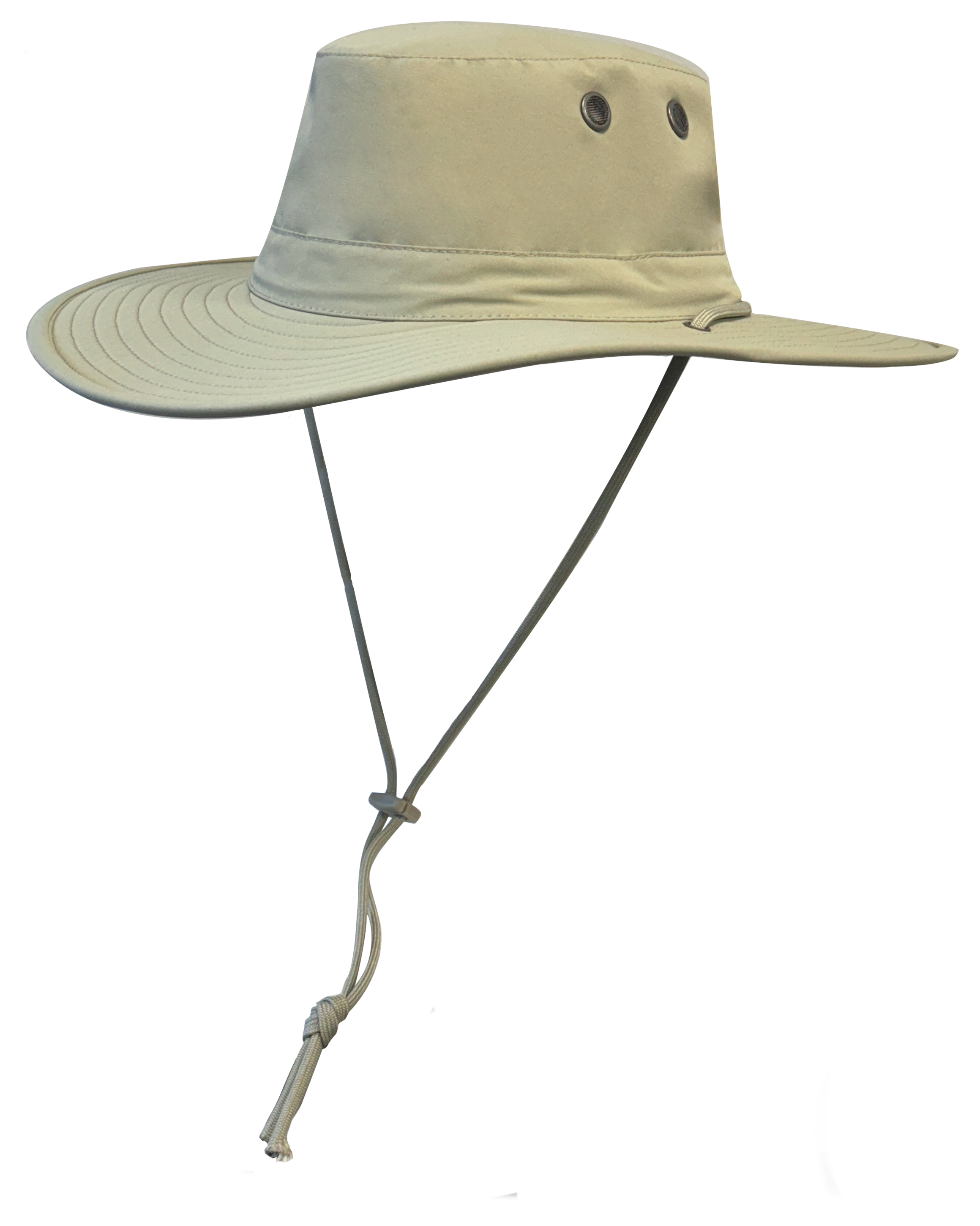 Image of Kanut Sports Sanford Wide-Brim Safari Sun Hat - Dark Khaki