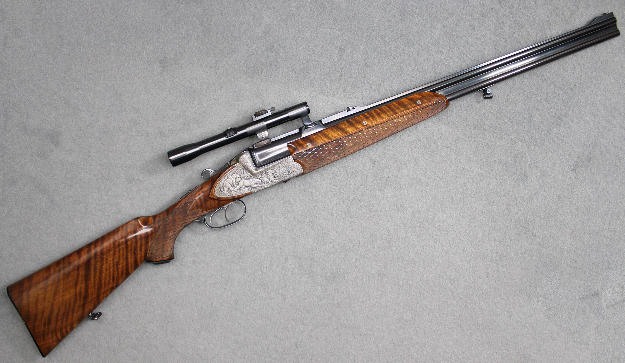 Image of Franz Sodia ~ Dangerous Game Over/Under Double Set ~ 375 H&H/.30-06/12 Gauge