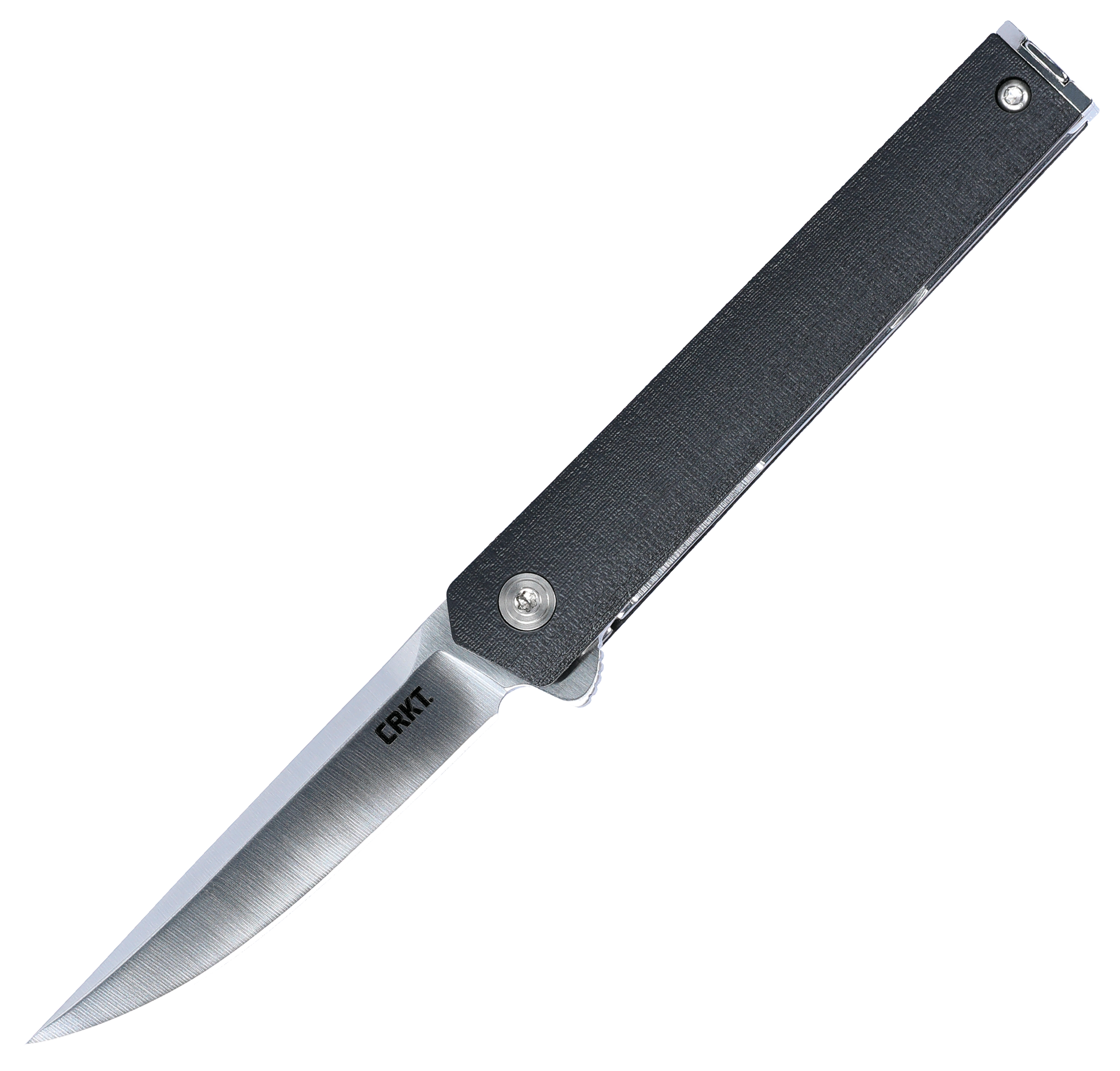 Image of CRKT CEO Compact Flipper Folding Knife - Black - Plain