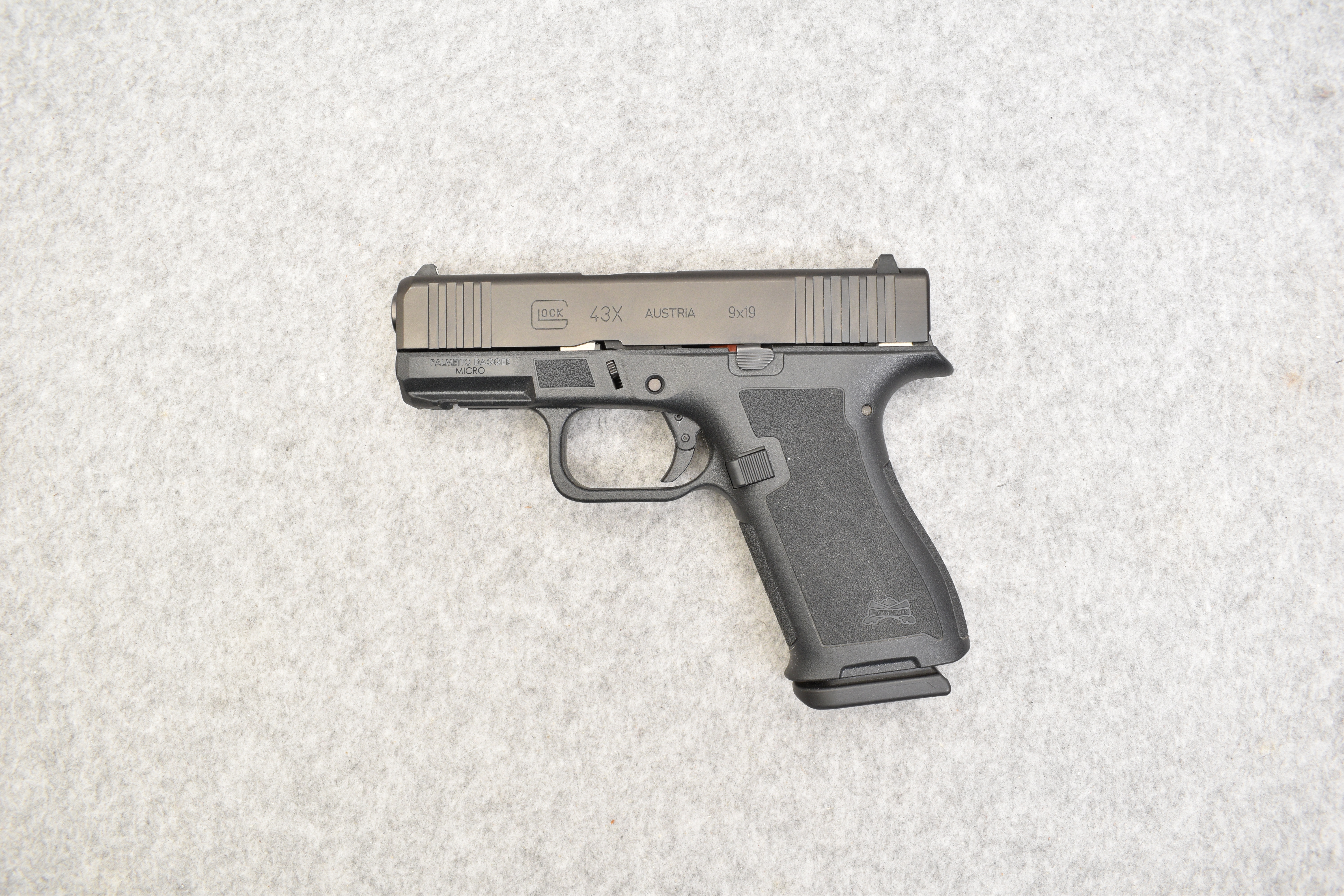 Image of Palmetto State Armory Lower ~ Model: Micro Dagger ~ Glock Upper ~ Model: 43X ~ 9mm Luger