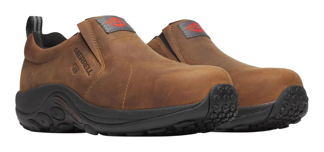 Image of Merrell Jungle Moc Hi-Vis SD-10 Carbon-Toe Work Shoes for Men