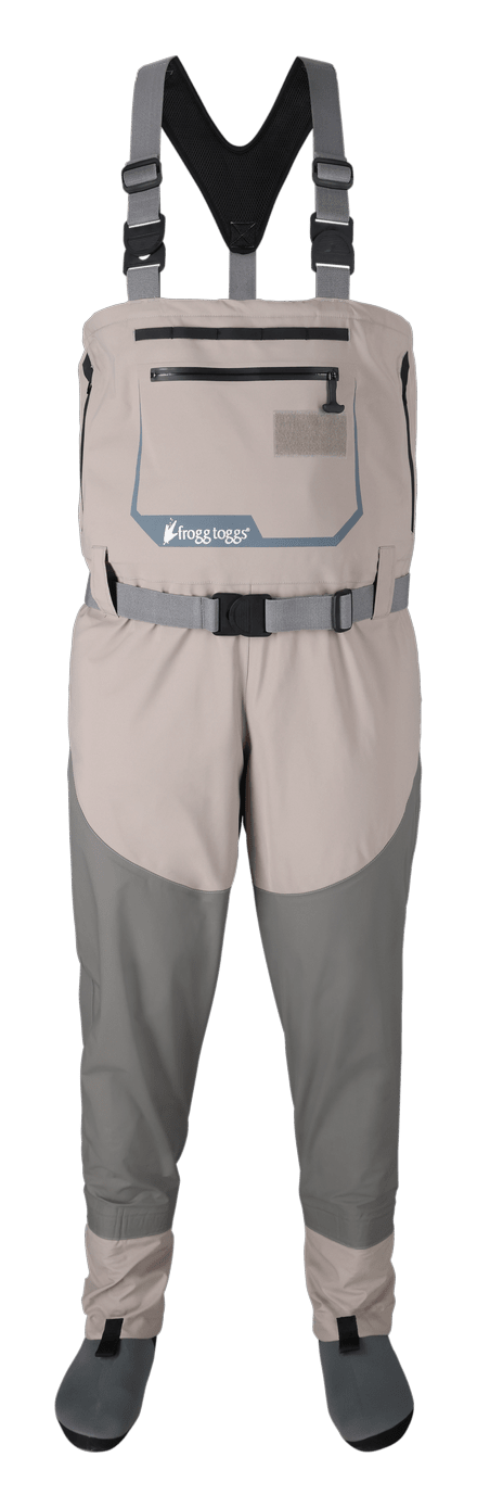 Image of frogg toggs Deep Current Stockingfoot Fishing Waders for Men - Gray