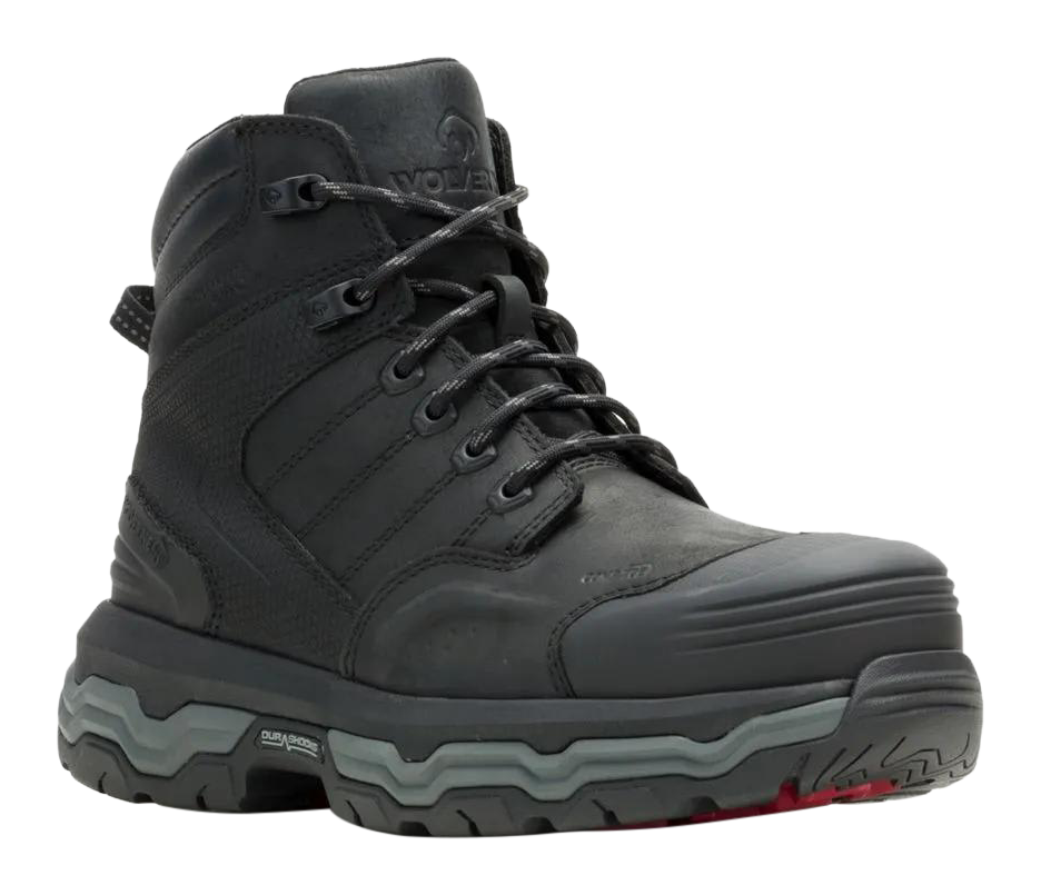 Image of "Wolverine Alpha Infinity 6"" CarbonMAX Work Boots for Men - Black"