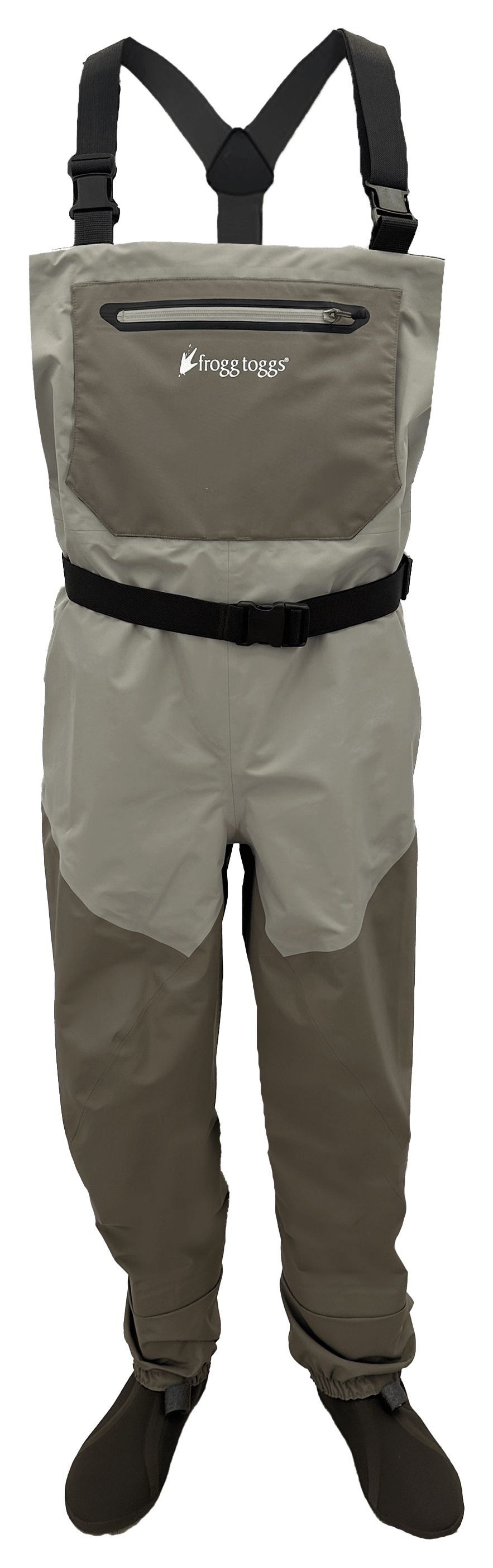 Image of Frogg Toggs Sonic Edge Stockingfoot Waders for Men - Gray - 2XLarge