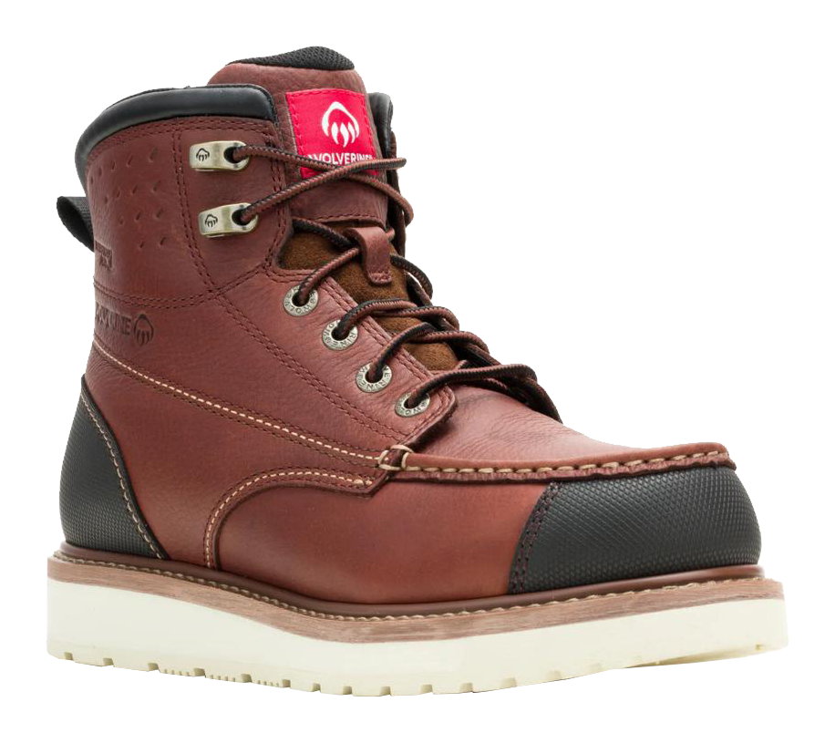 Image of "Wolverine Loader II HyperRest 6"" Work Boots for Men - Wheat"