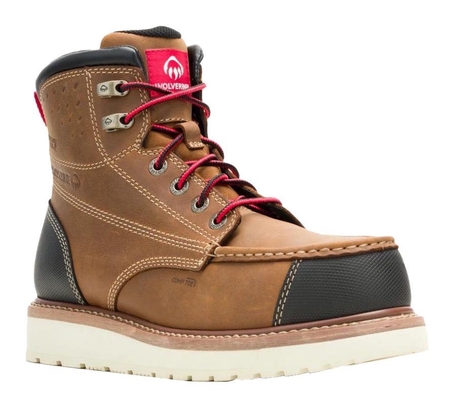 Image of "Wolverine Loader II HyperRest 6"" CarbonMAX Work Boots for Men - Trail"