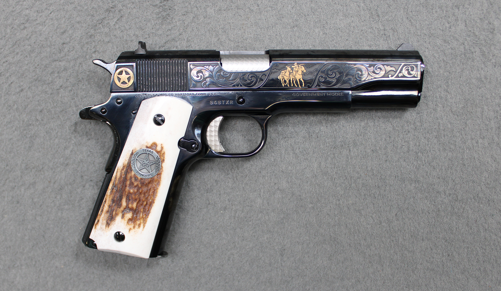 Image of Colt ~ Government Texas Ranger commemorative ~ .38 Super