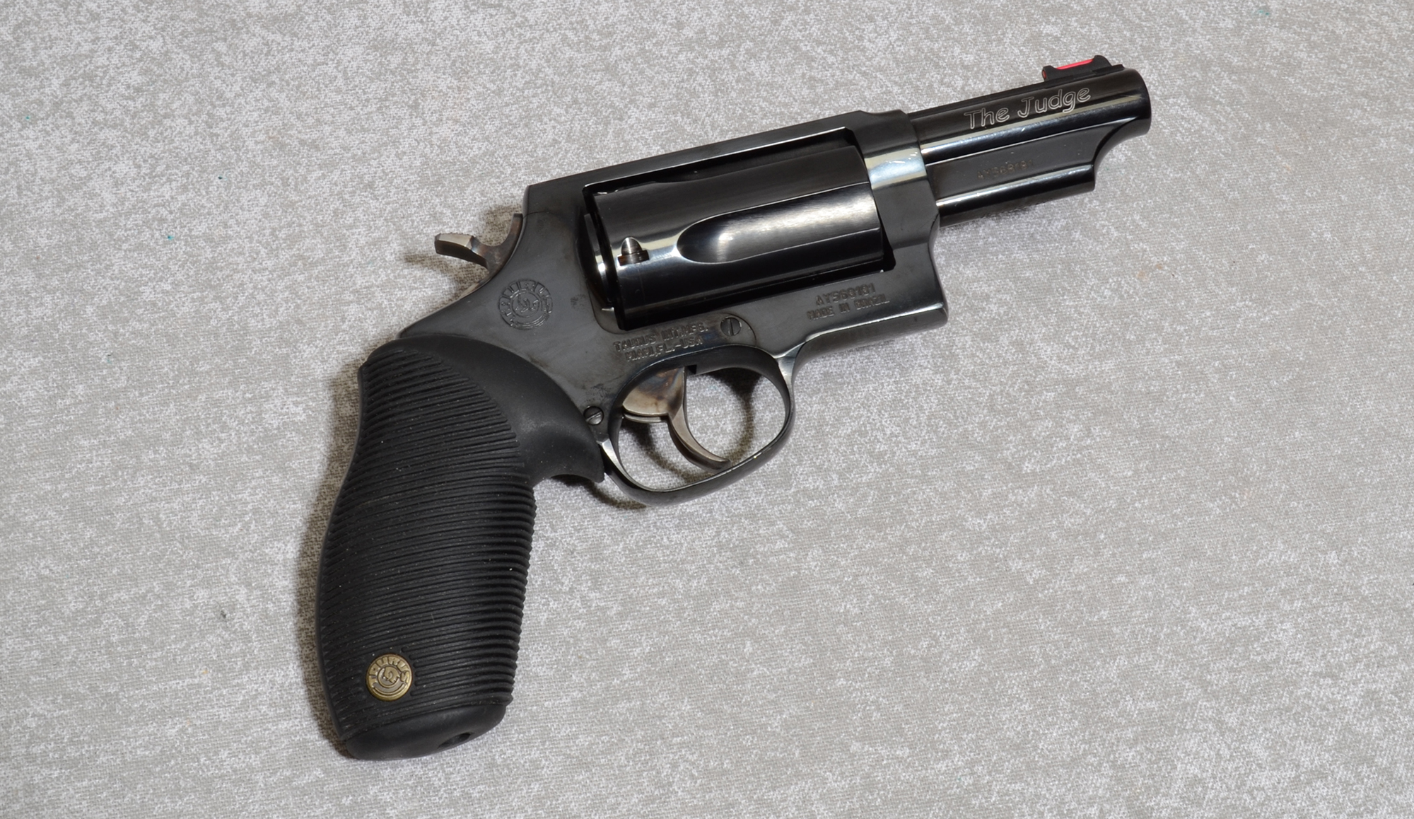 Taurus The Judge Revolver, .45 Long Colt, .410 Gauge, 3″ Barrel - Taurus
