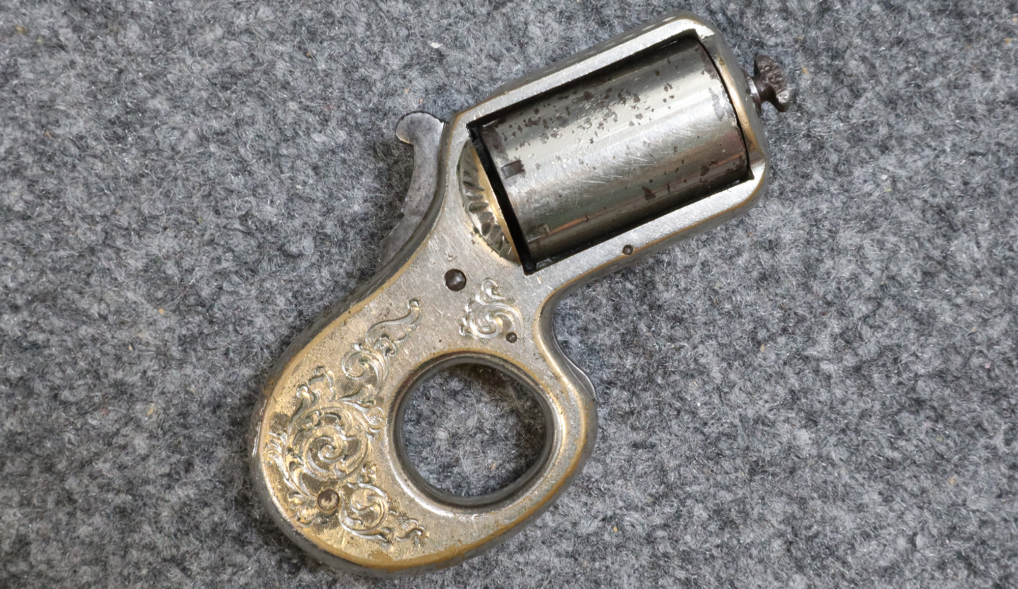 Image of "James Reid ""My Friend"" No. 1 Knuckle Duster Revolver .22 Rimfire - Antique (c. 1870-1882)"
