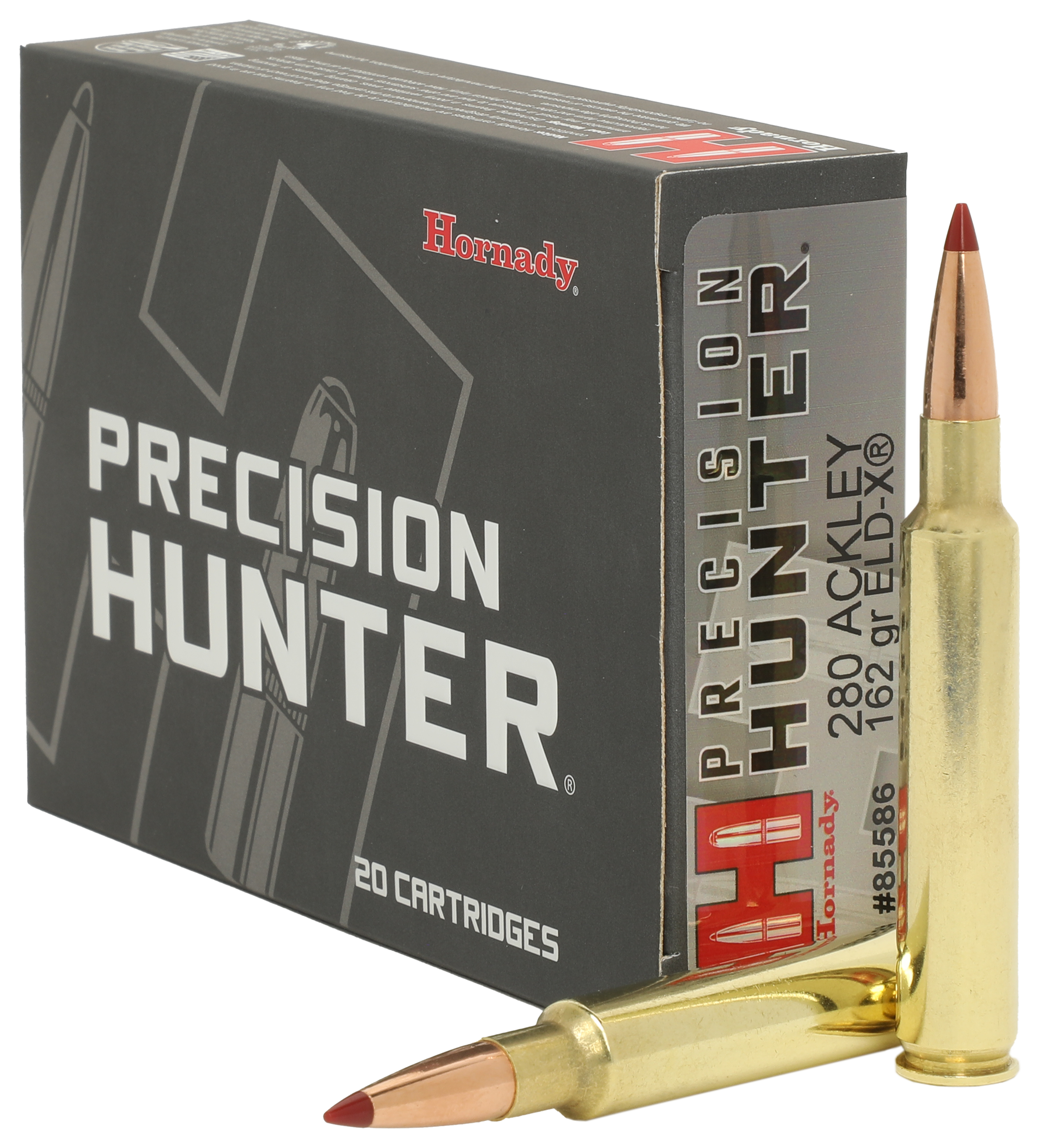 Hornady Precision .280 Ackley 162 Grain Hunter Rifle Ammo