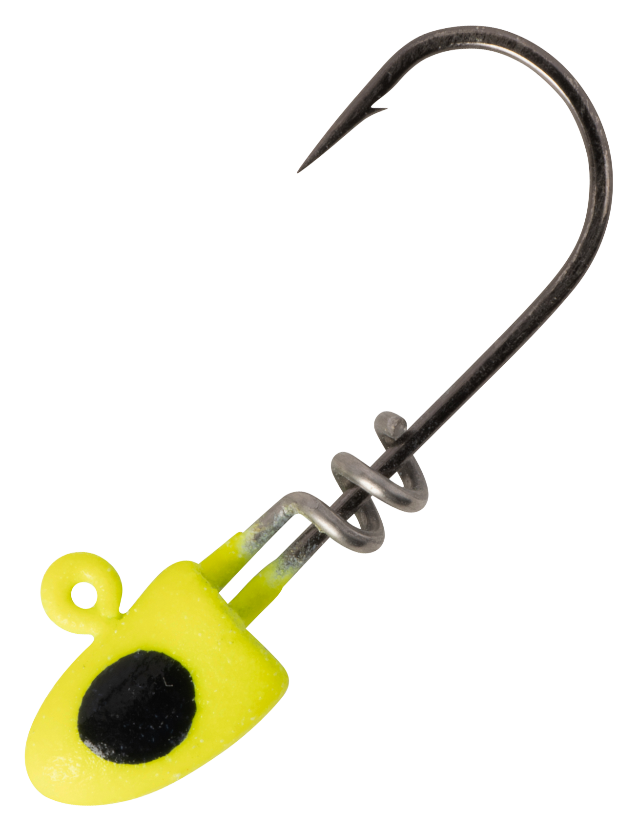 Image of Bobby Garland Head Lock'R Jighead - Chartreuse Glo - #2 - 1/8 oz