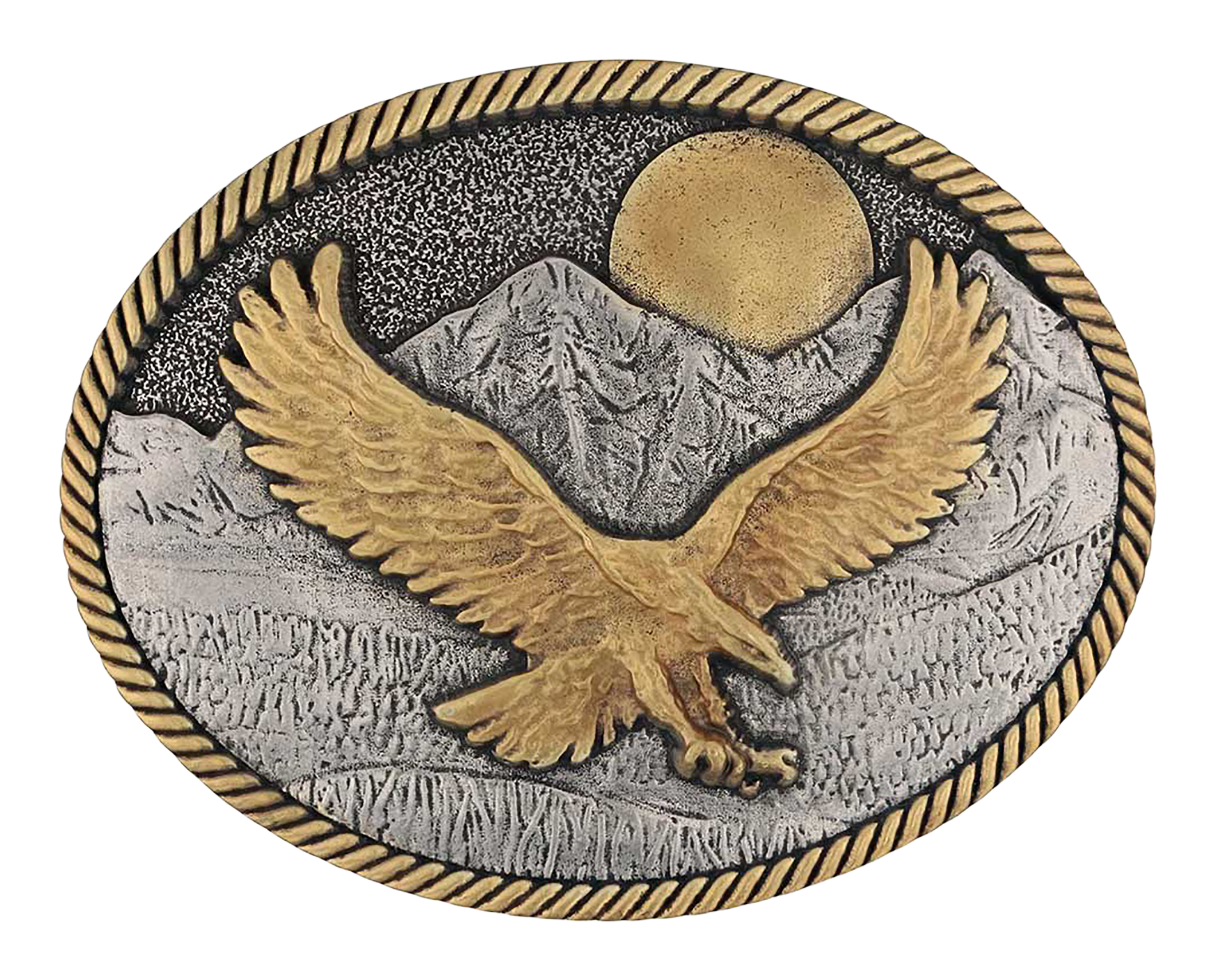 Image of Montana Silversmiths Mountain Majesty Attitude Belt Buckle