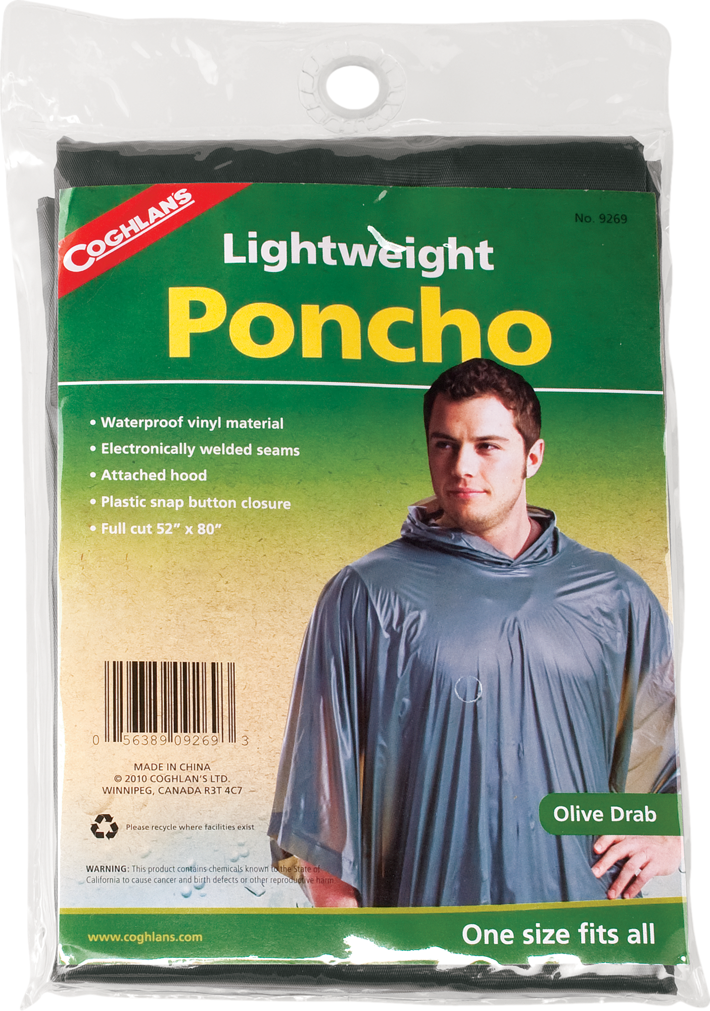 Coghlan's Lightweight Poncho - Olive