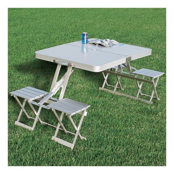 Folding Aluminum Picnic Table