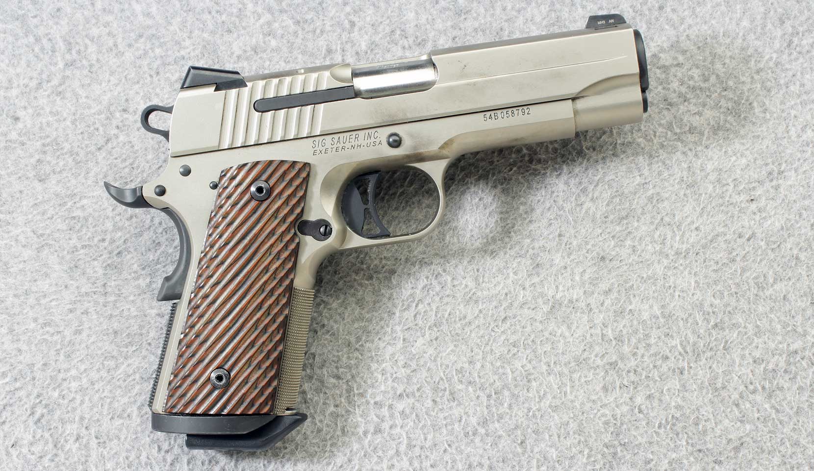 Image of Sig Sauer ~ 1911 Compact Nickel ~ .45 acp