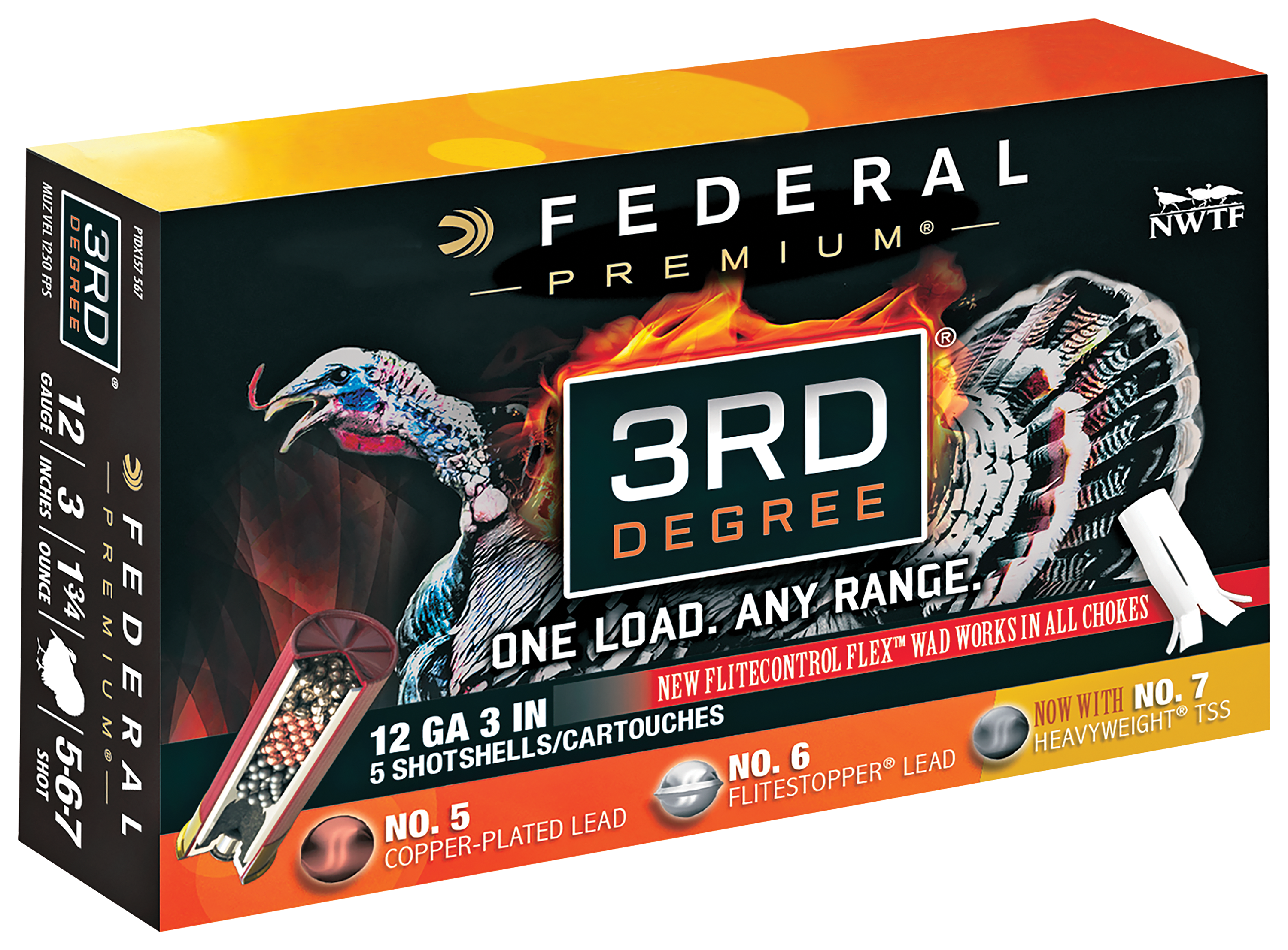 Image of "Federal Premium 3rd Degree 12-Ga. 3"" 1-3/4 oz. Shotshells"