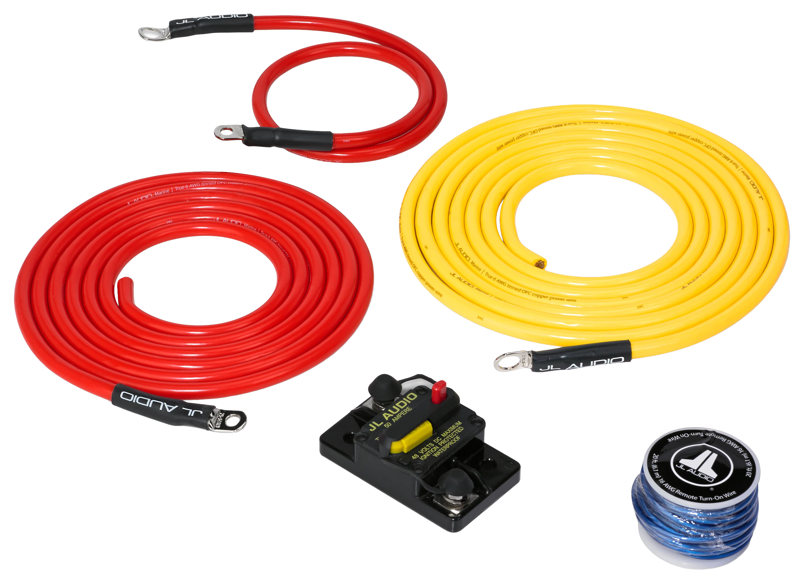 Image of Garmin JL Audio 6 AWG Premium Power Marine Connection Kit - 10'