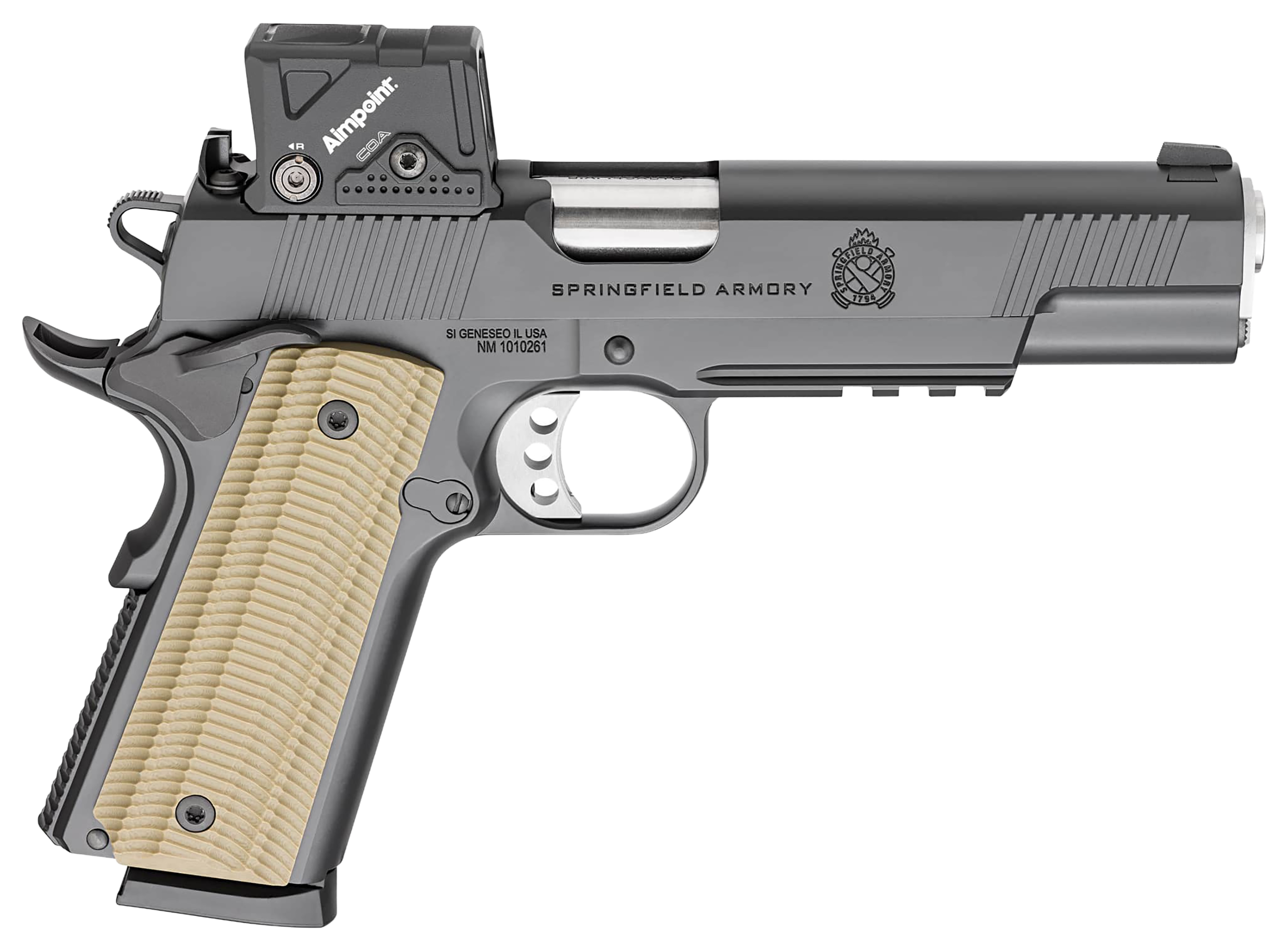 Springfield Armory 1911 Operator SemiAuto Pistol with Aimpoint COA Optic