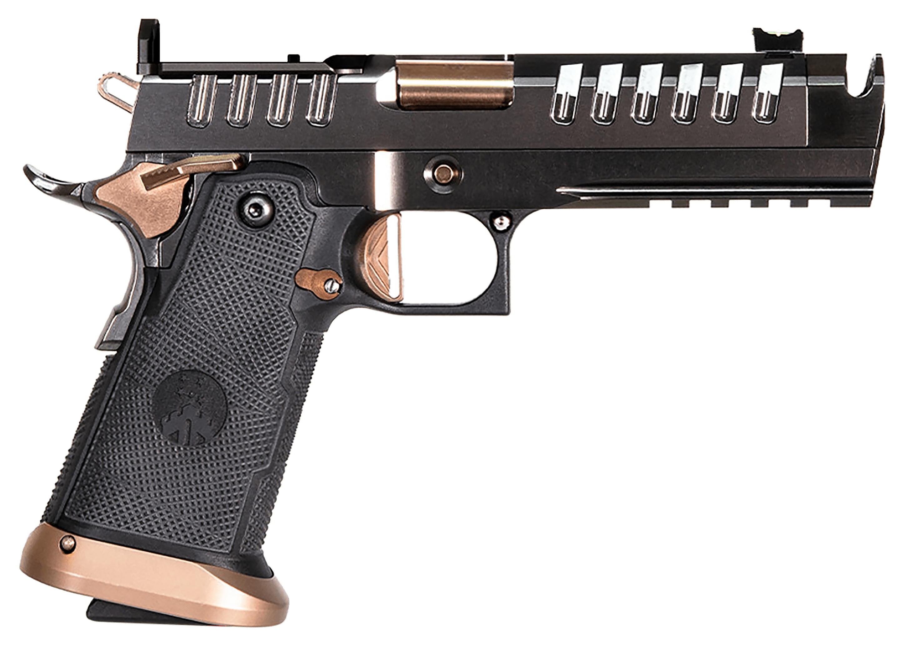 Watchtower Firearms Apache SemiAuto Pistol with ThreadOn Compensator  Apache GraphiteCopper  22