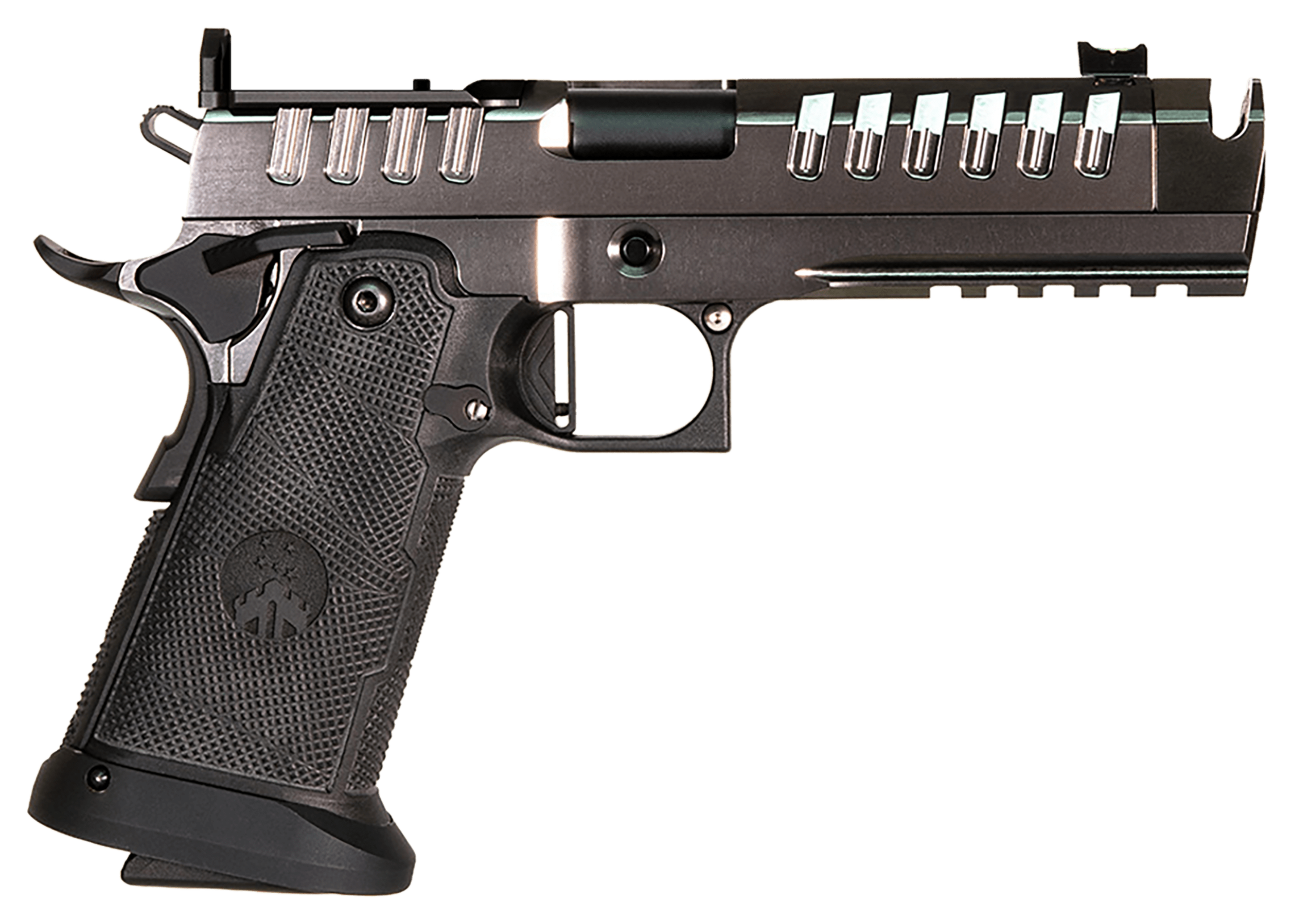 Image of Watchtower Firearms Apache Semi-Auto Pistol with Thread-On Compensator - Apache Graphite/Black - 22