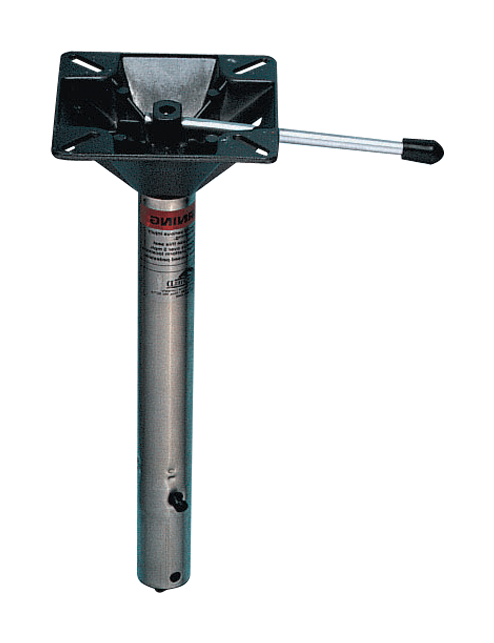 Springfield Marine Taper-Lock Power-Rise Pedestal, 13.5" To 19" Adjustable, 360° Swivel