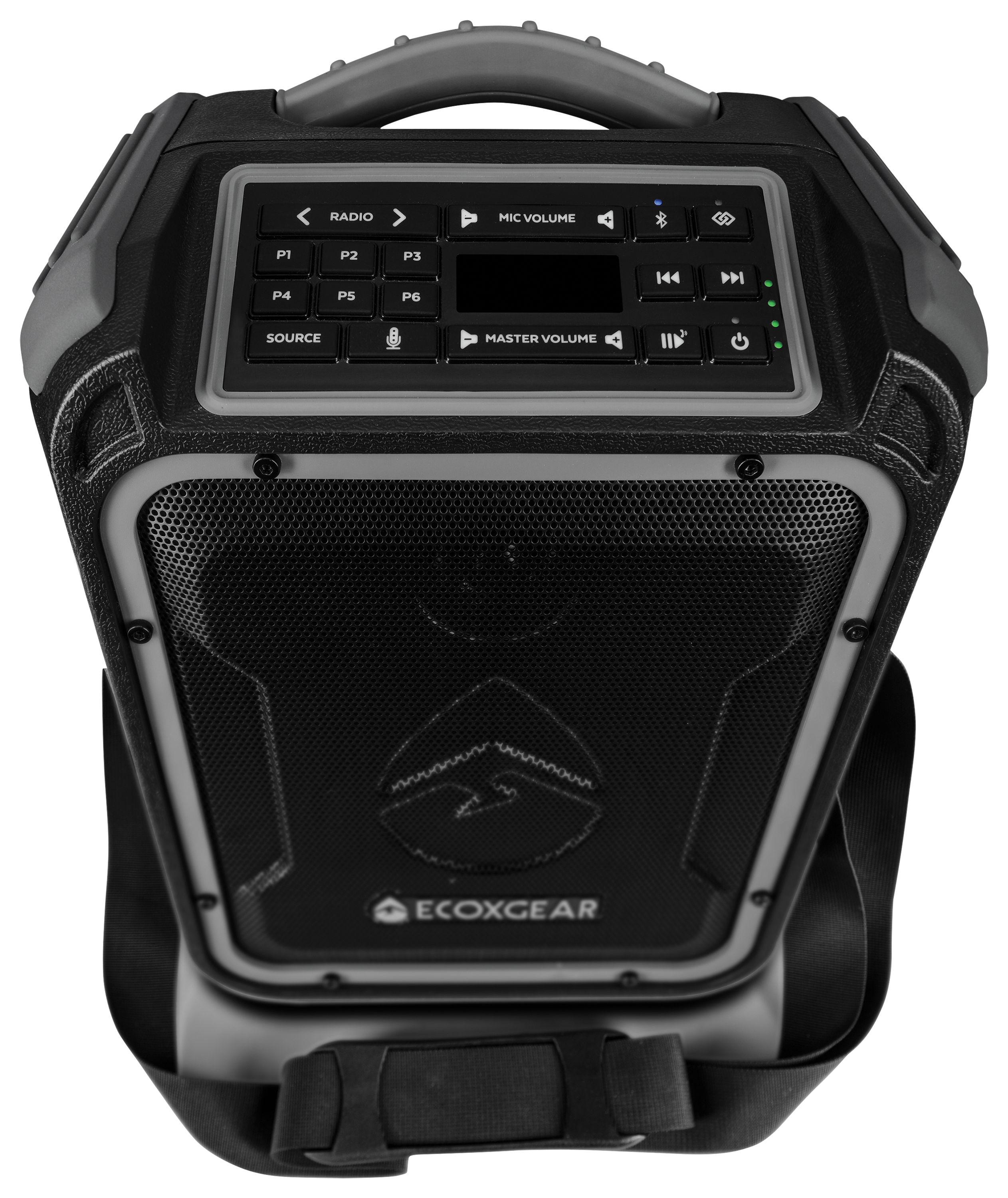 ECOXGEAR EcoXplorer Waterproof Floating Portable AM/FM Bluetooth Wireless Speaker with Carry Strap