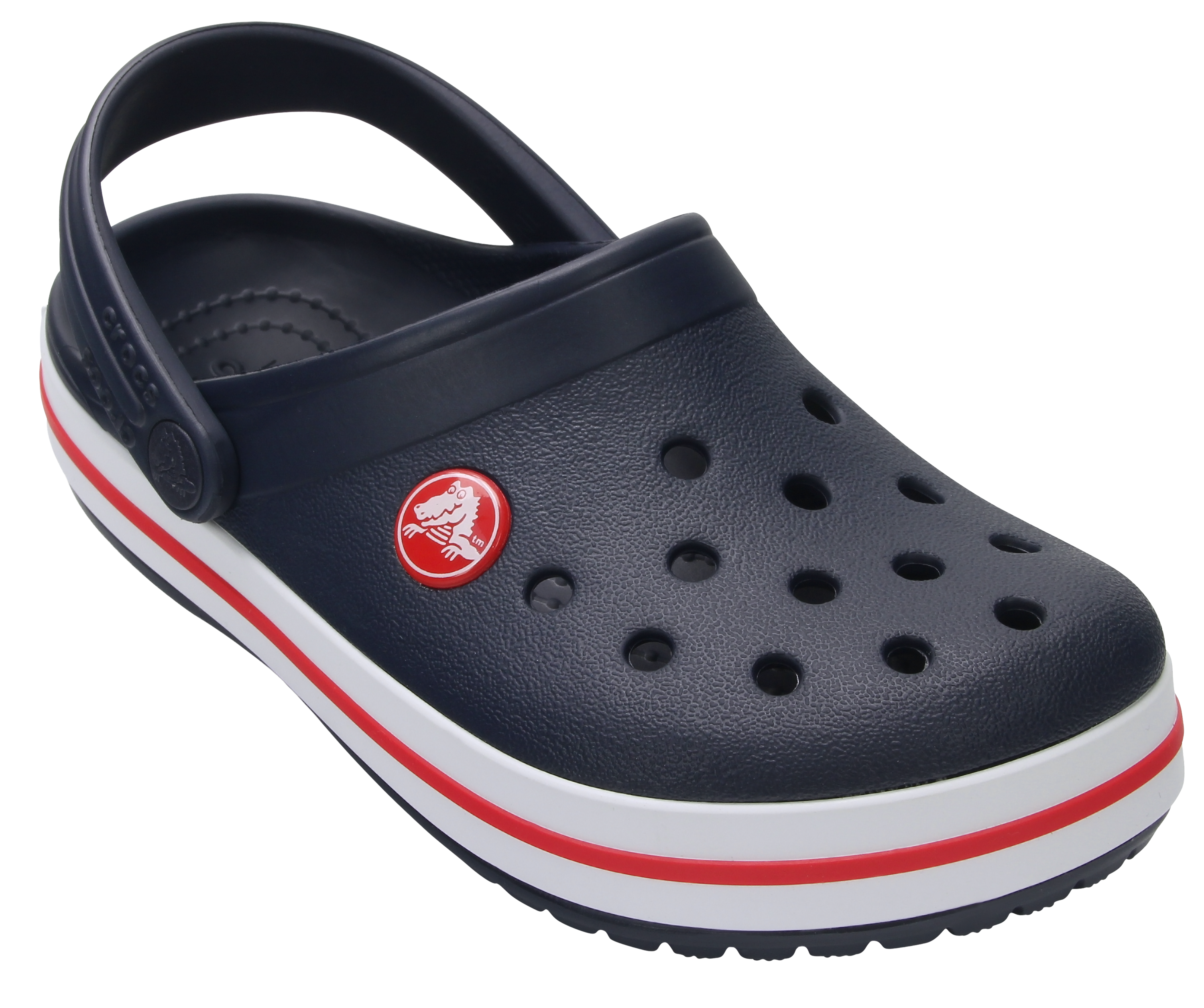 Crocs Crocs Crocband Clogs for Toddlers - Navy/Red - $39.99 at Bass Pro Shops