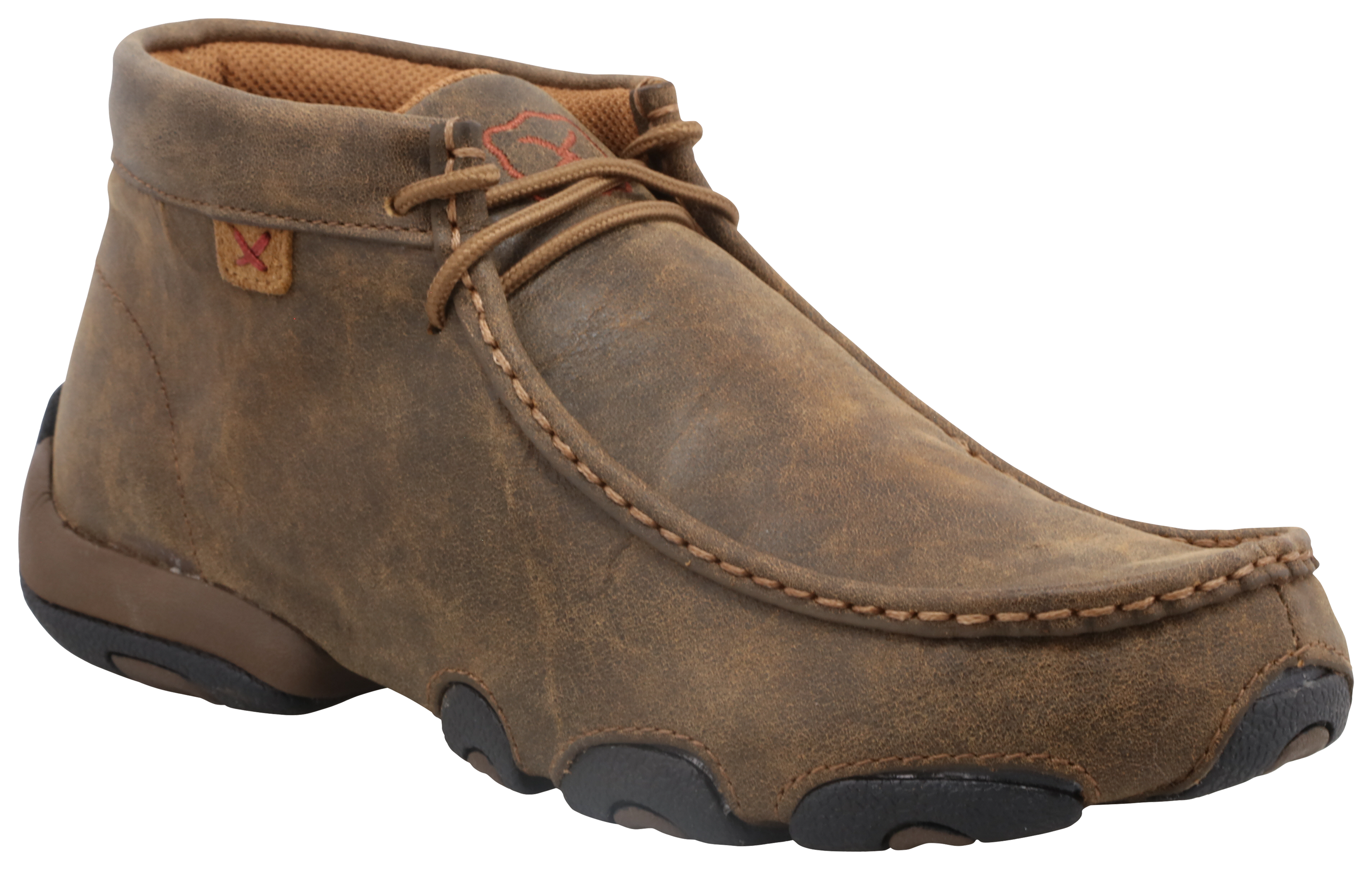 Image of Twisted X Chukka Driving Moc Casual Shoes for Ladies - Bomber/Bomber - 10M