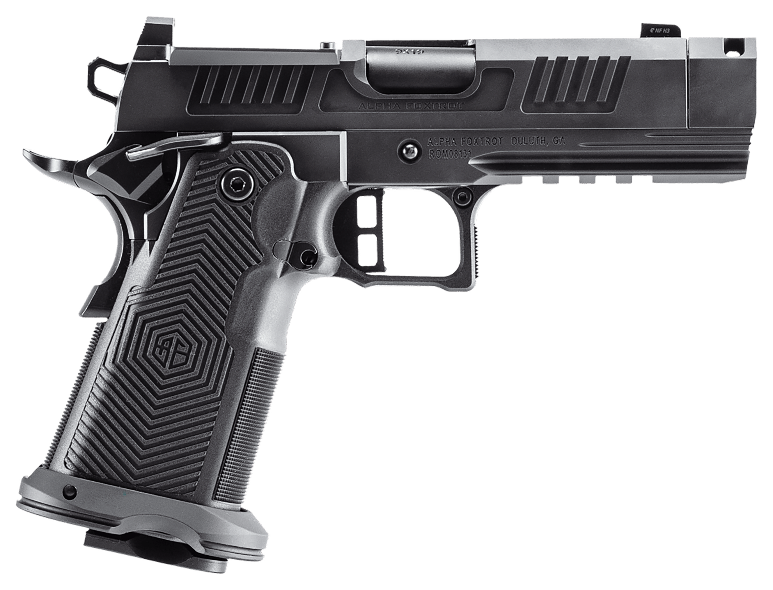 Alpha Foxtrot AF1911 Romulus Compensated MOS SemiAuto Pistol  35 Barrel