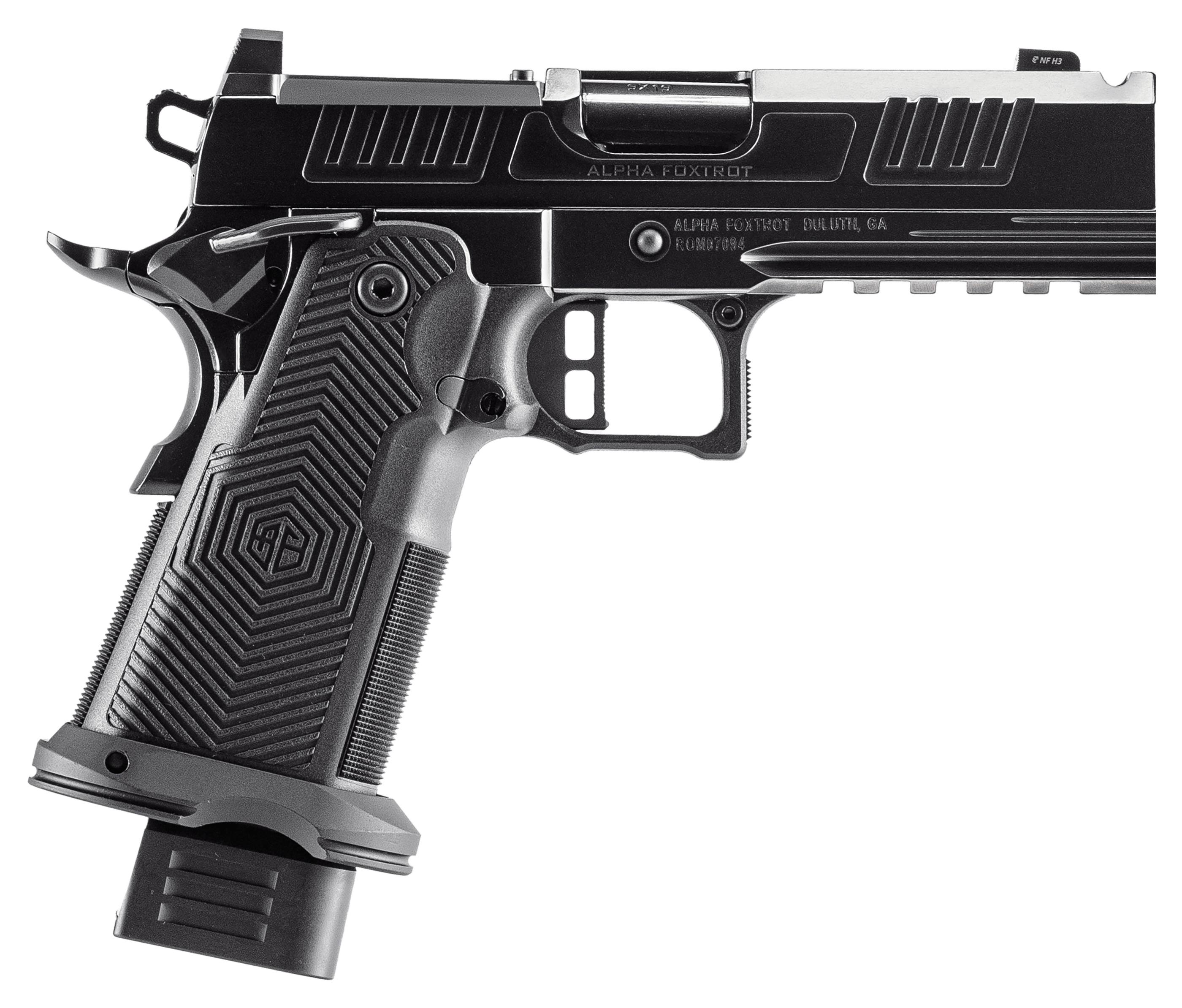 Image of "Alpha Foxtrot AF1911 Romulus Ported Semi-Auto Pistol with RMSc Footprint - 4.25"" barrel"