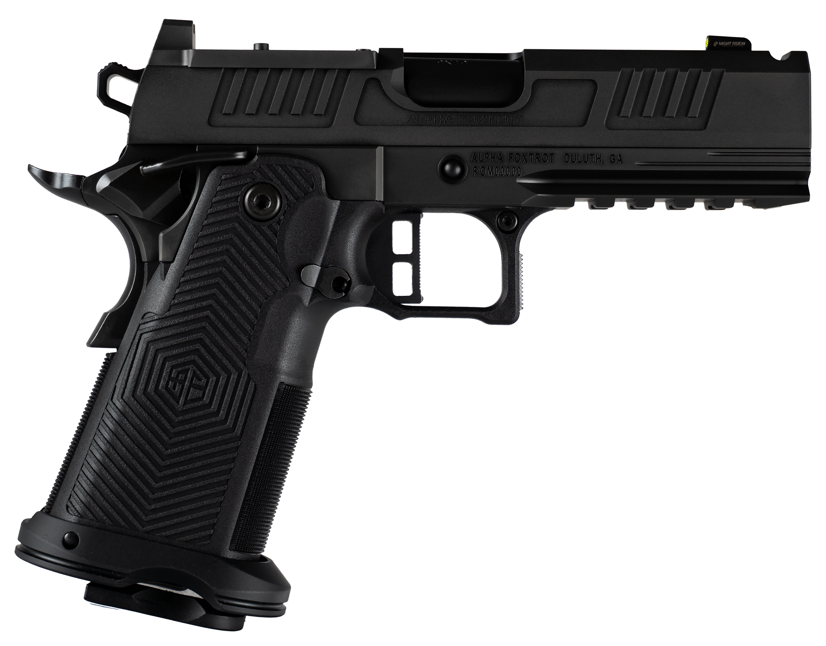 Image of "Alpha Foxtrot AF1911 Romulus Ported MOS Semi-Auto Pistol - 4.25"" - 18"